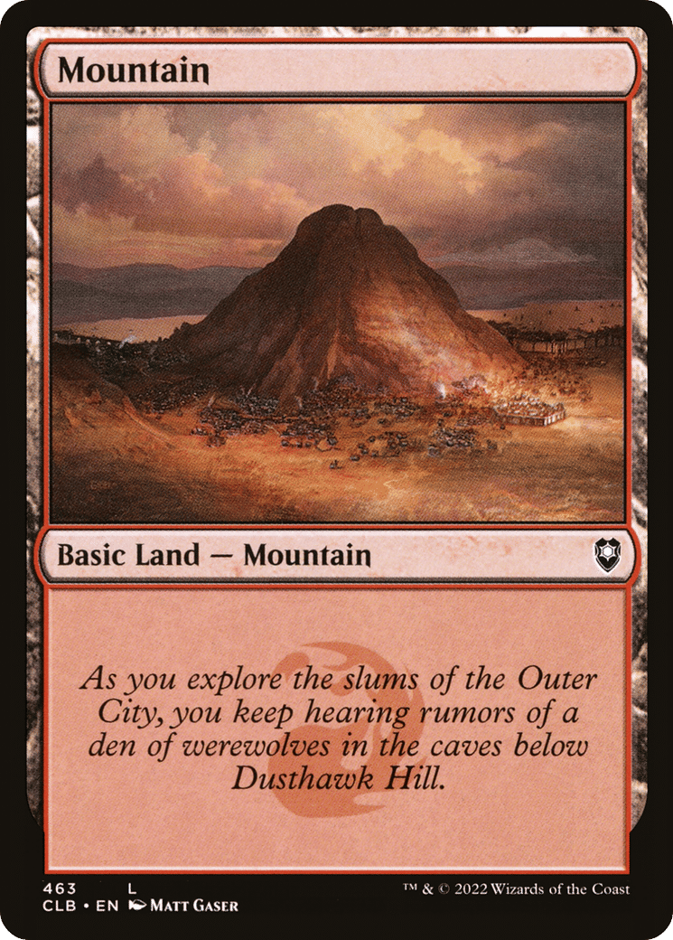 Mountain — Commander Legends: Battle for Baldur's Gate — Magic: The Gathering