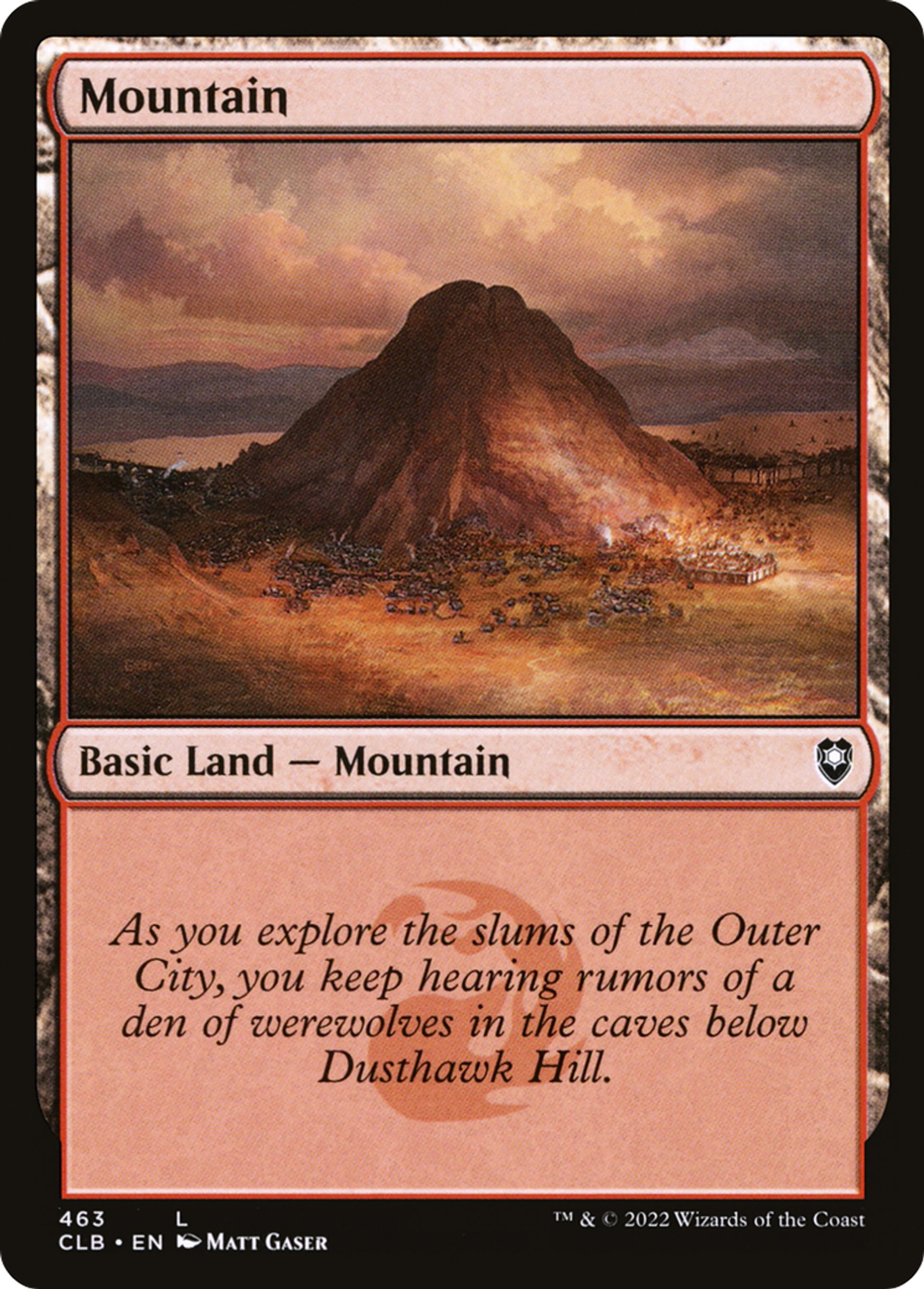 Mountain — Commander Legends: Battle for Baldur's Gate — Magic: The Gathering