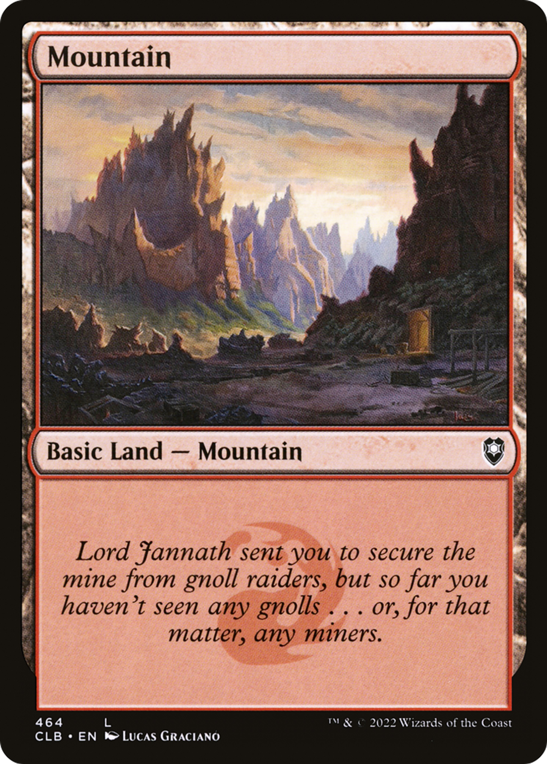 Mountain — Commander Legends: Battle for Baldur's Gate — Magic: The Gathering