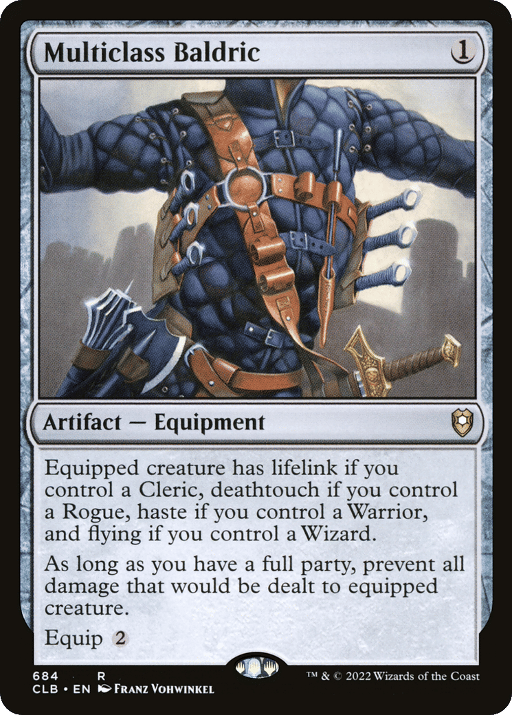 Multiclass Baldric — Commander Legends: Battle for Baldur's Gate — Magic: The Gathering