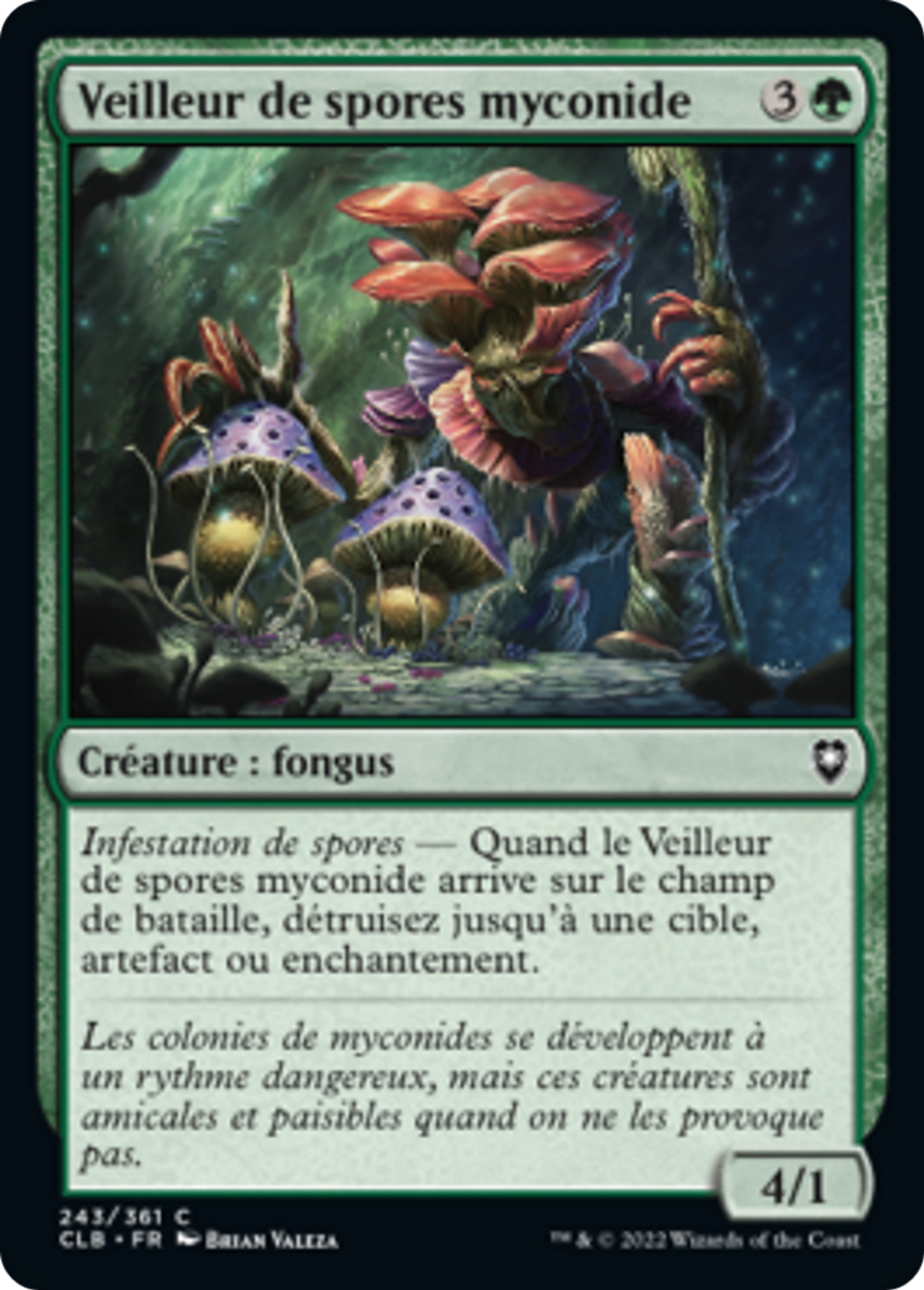 Veilleur de spores myconide — Commander Legends: Battle for Baldur's Gate — Magic: The Gathering