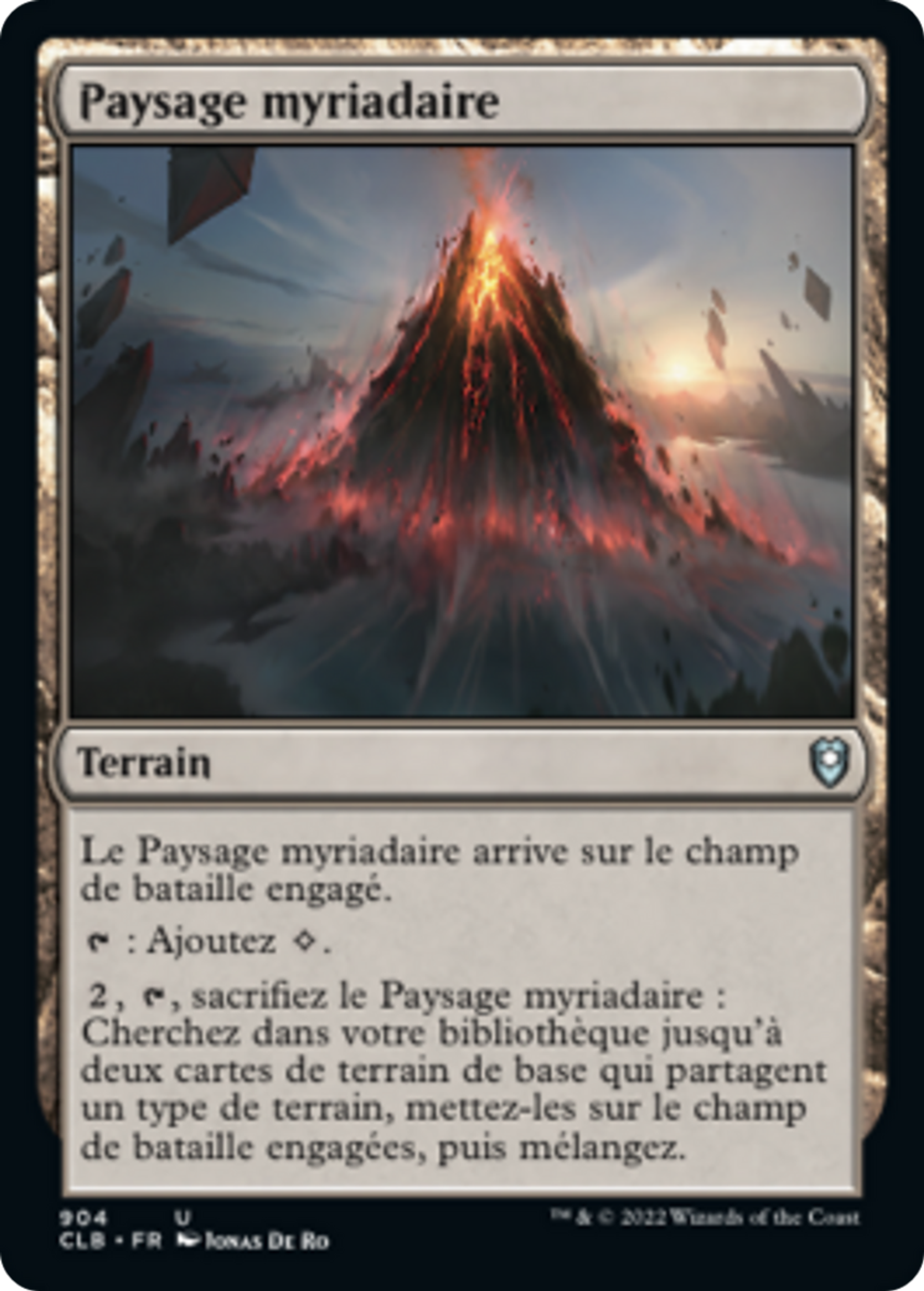Paysage myriadaire — Commander Legends: Battle for Baldur's Gate — Magic: The Gathering