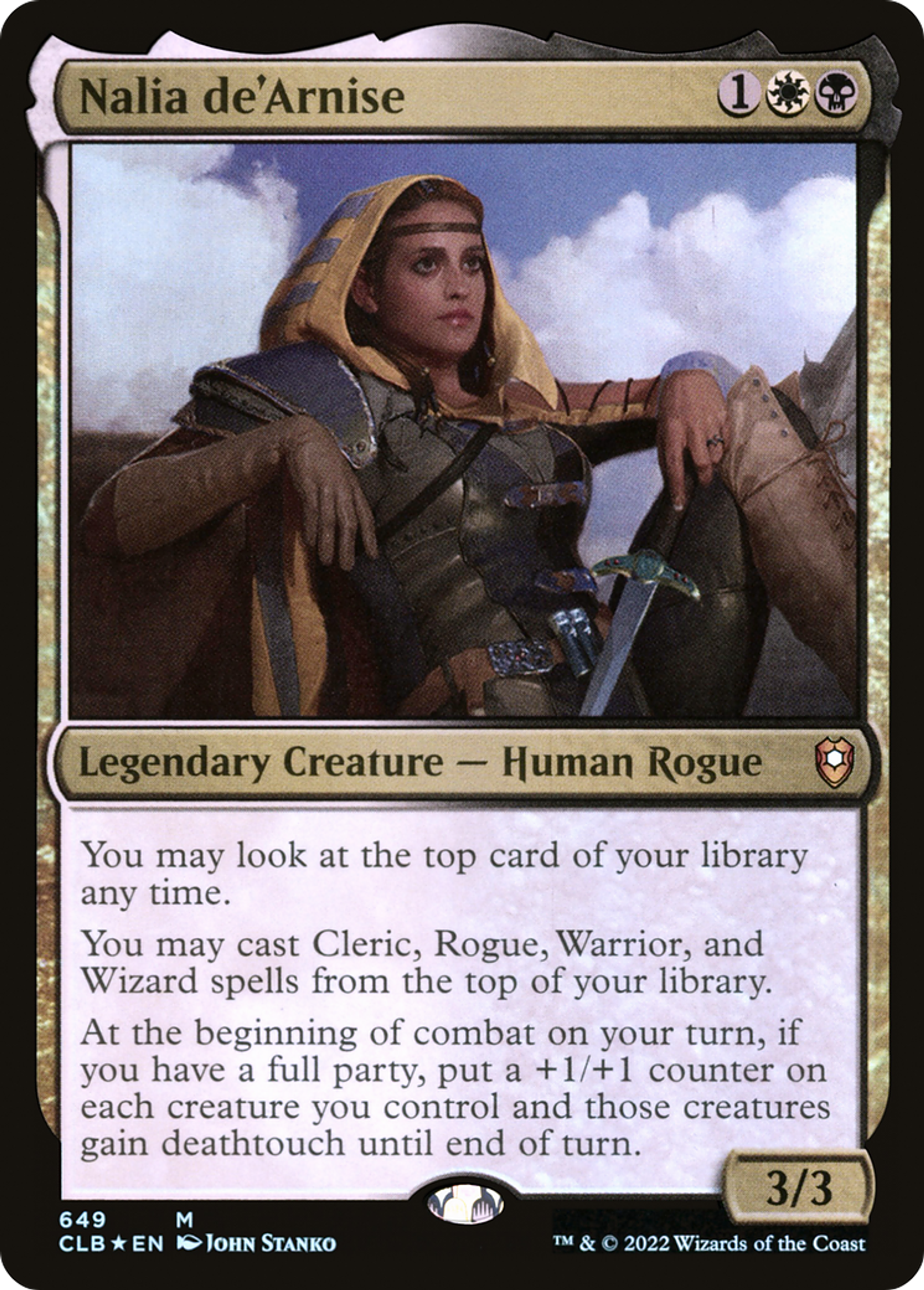 Nalia de'Arnise — Commander Legends: Battle for Baldur's Gate — Magic: The Gathering