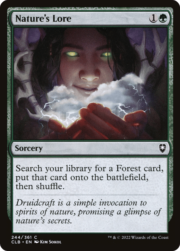 Nature's Lore — Commander Legends: Battle for Baldur's Gate — Magic: The Gathering