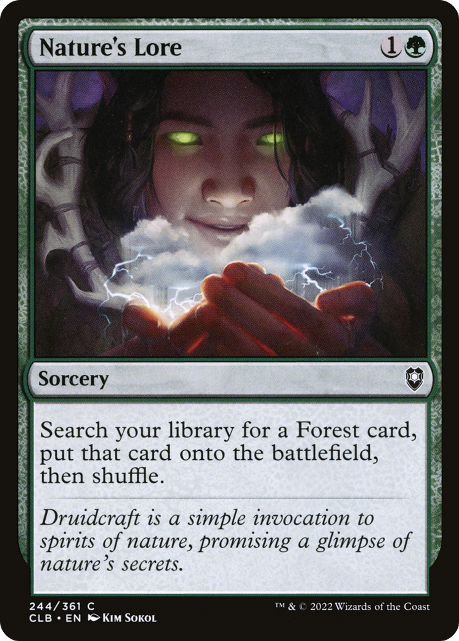 Nature's Lore — Commander Legends: Battle for Baldur's Gate — Magic: The Gathering