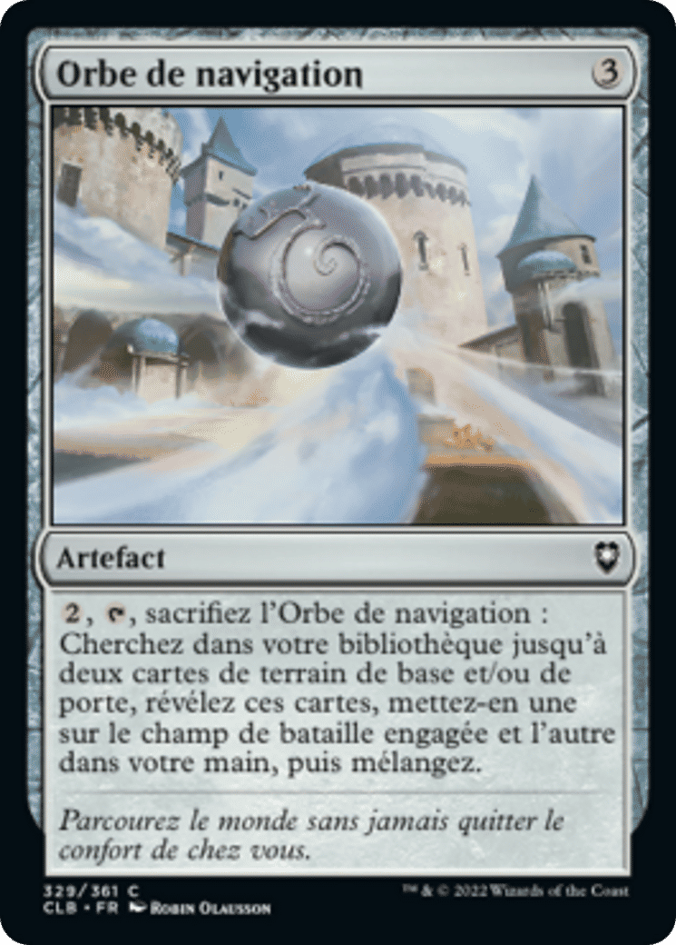 Orbe de navigation — Commander Legends: Battle for Baldur's Gate — Magic: The Gathering