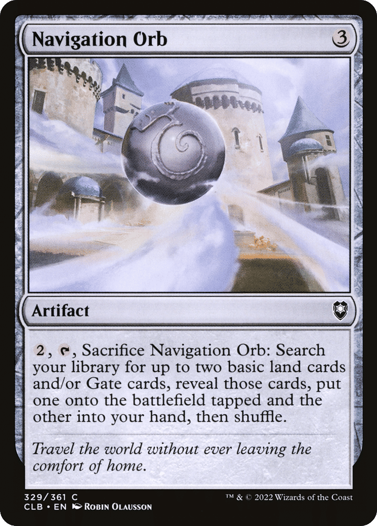 Navigation Orb — Commander Legends: Battle for Baldur's Gate — Magic: The Gathering