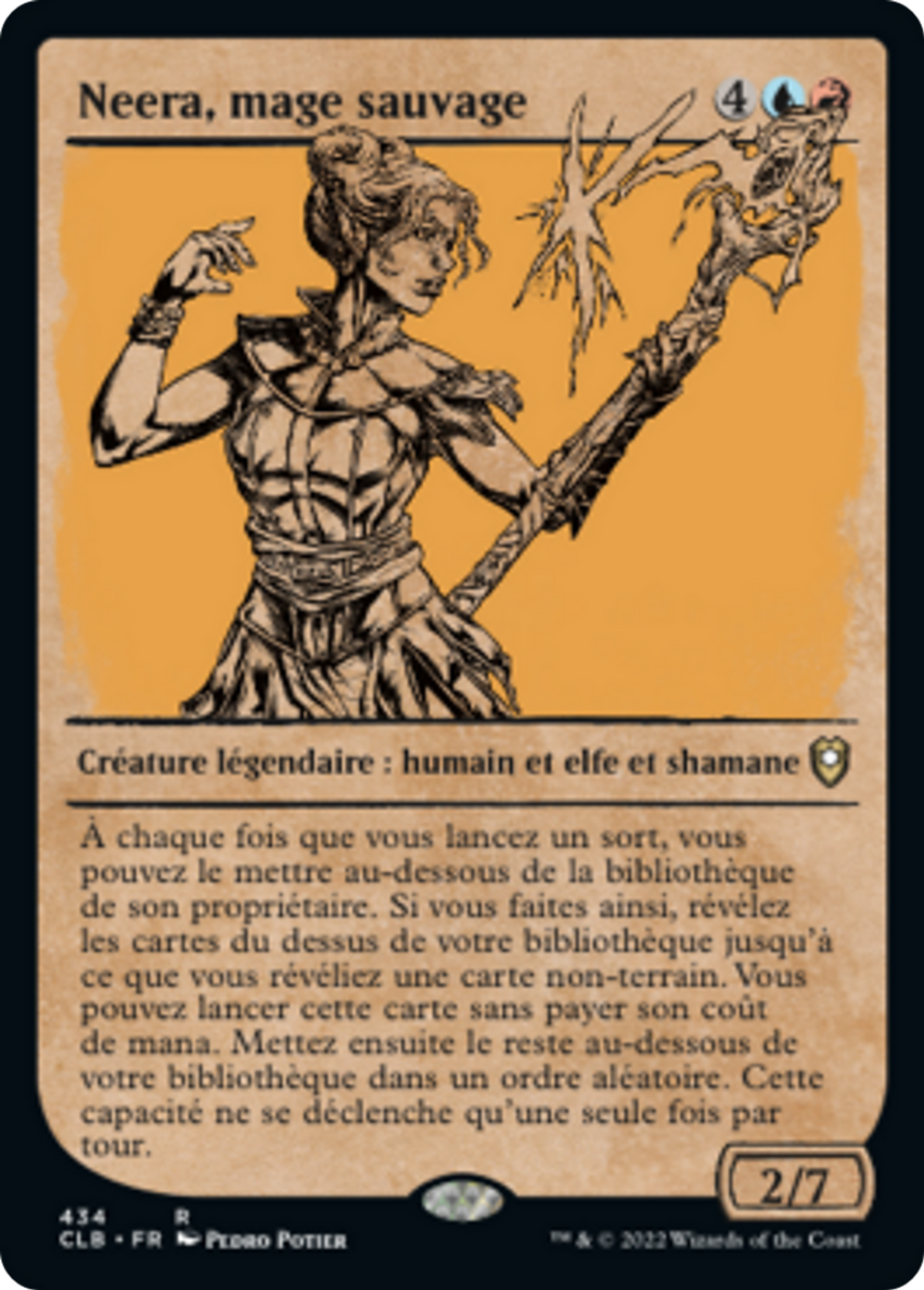 Neera, mage sauvage — Commander Legends: Battle for Baldur's Gate — Magic: The Gathering