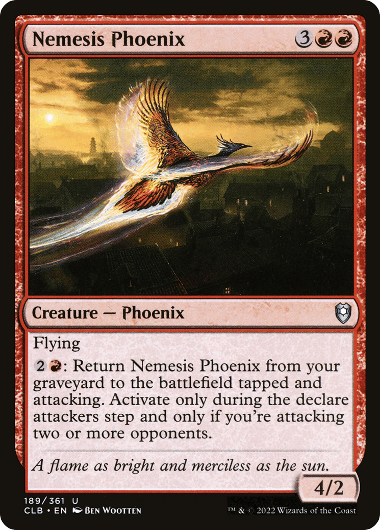 Nemesis Phoenix — Commander Legends: Battle for Baldur's Gate — Magic: The Gathering