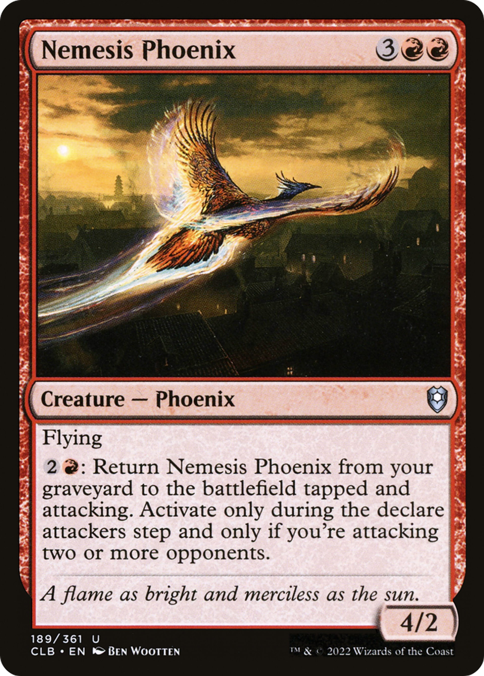 Nemesis Phoenix — Commander Legends: Battle for Baldur's Gate — Magic: The Gathering