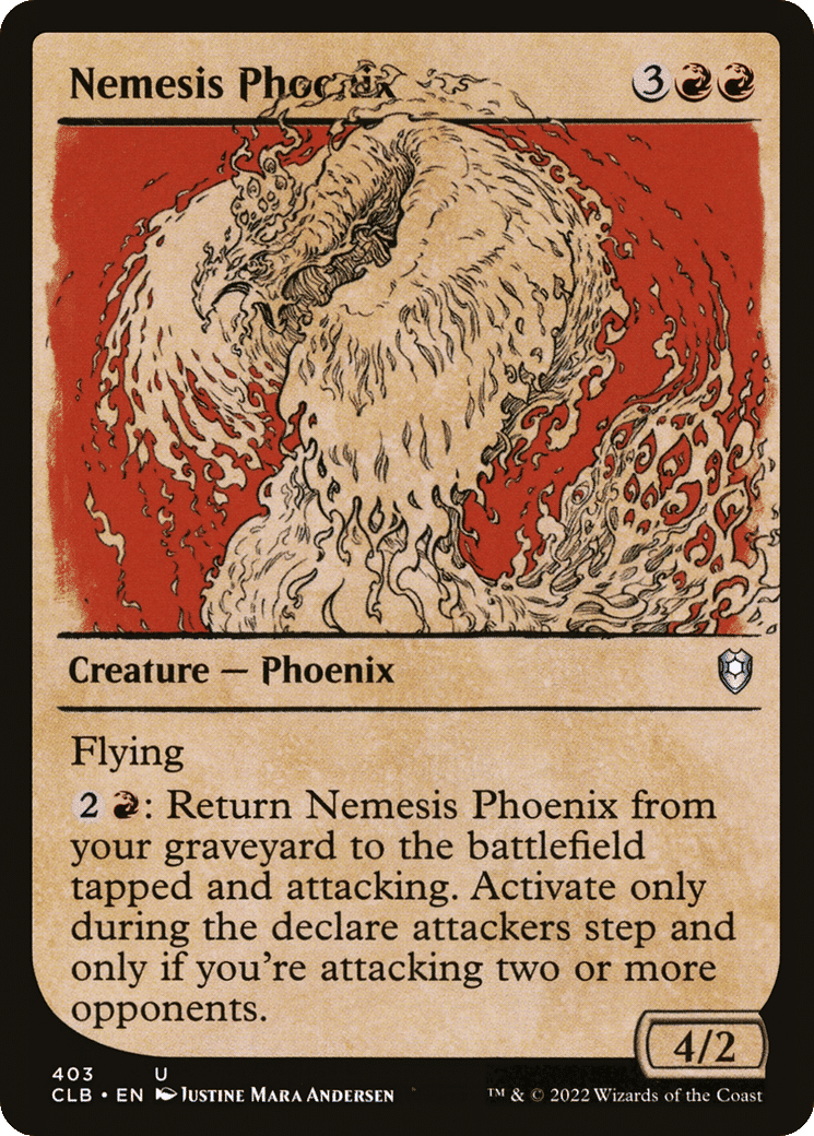 Nemesis Phoenix — Commander Legends: Battle for Baldur's Gate — Magic: The Gathering