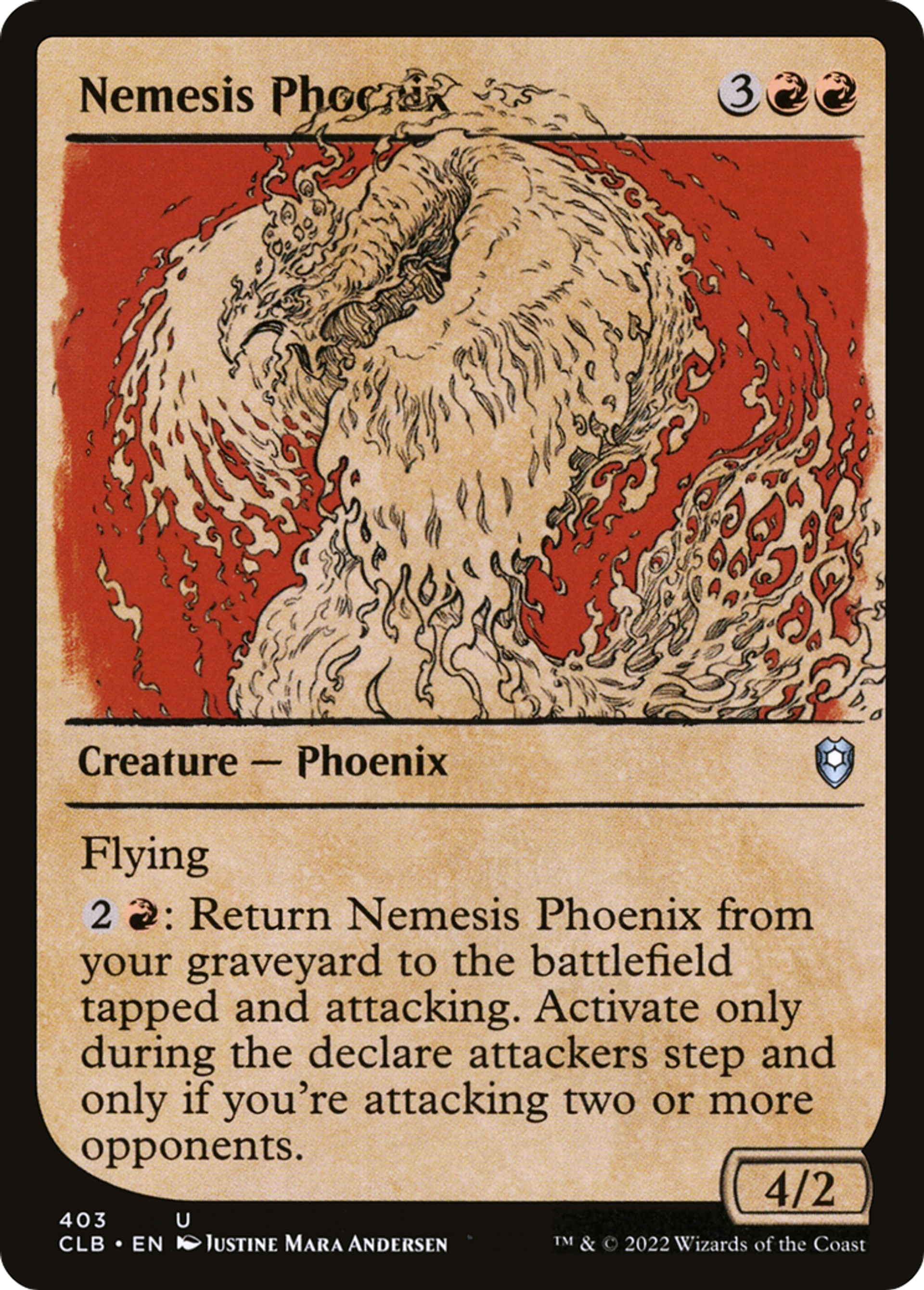 Nemesis Phoenix — Commander Legends: Battle for Baldur's Gate — Magic: The Gathering