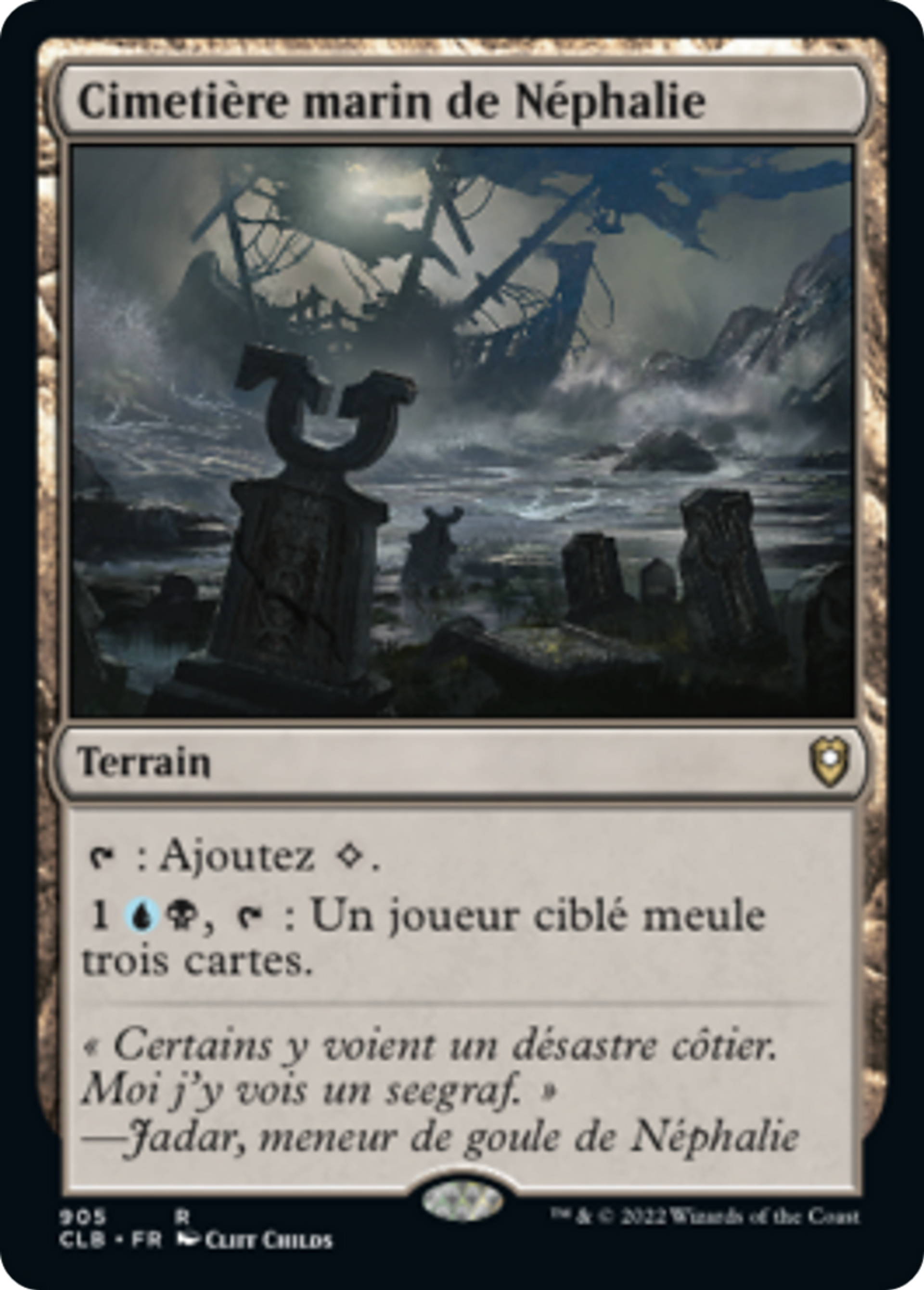 Cimetière marin de Néphalie — Commander Legends: Battle for Baldur's Gate — Magic: The Gathering