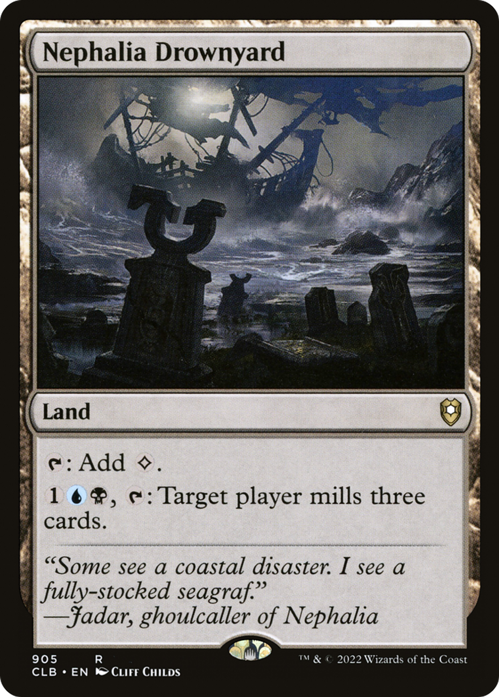 Cimetière marin de Néphalie — Commander Legends: Battle for Baldur's Gate — Magic: The Gathering