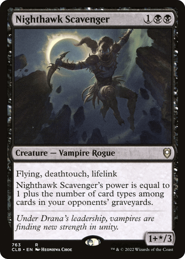 Nighthawk Scavenger — Commander Legends: Battle for Baldur's Gate — Magic: The Gathering