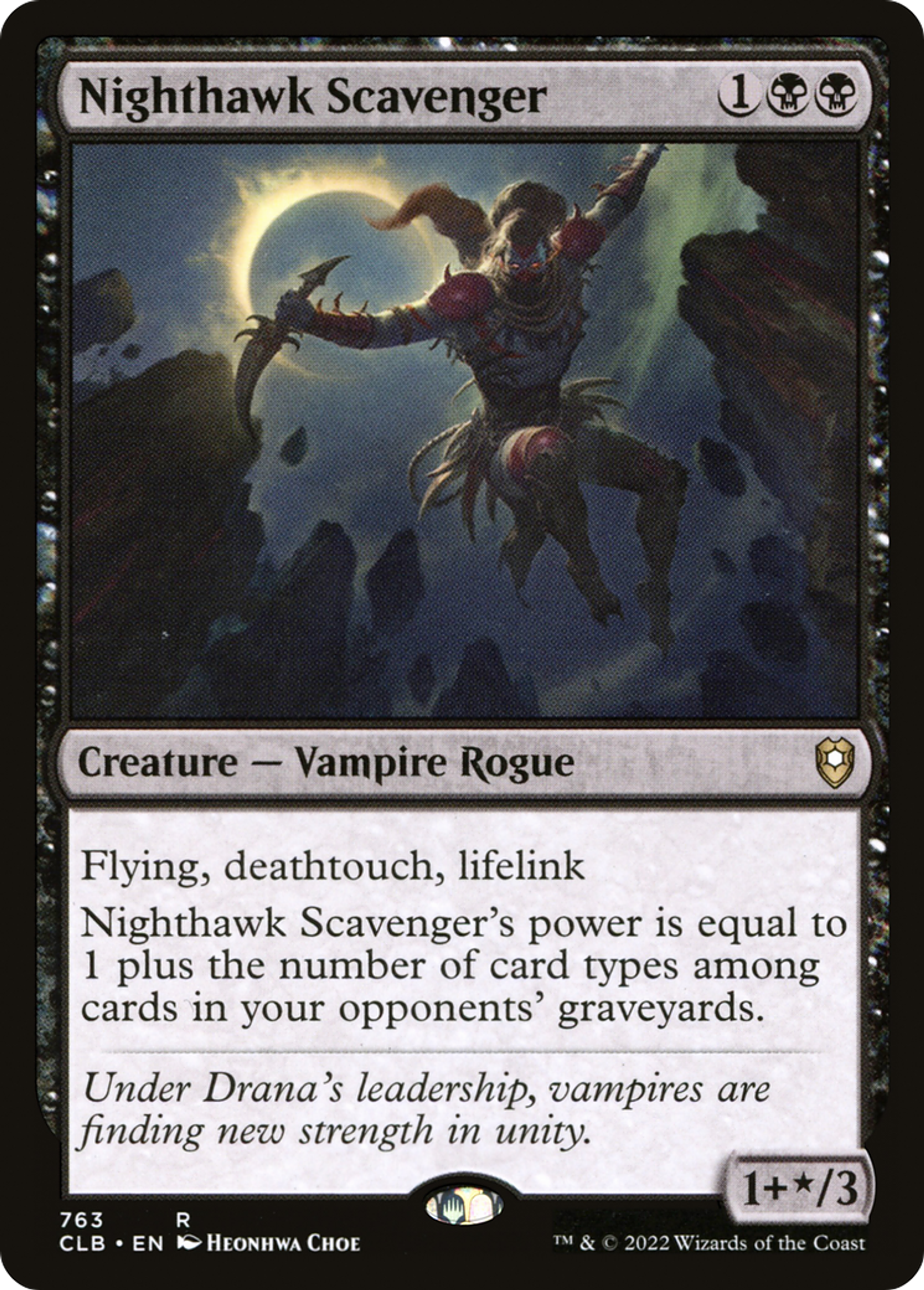 Charognard faucon de nuit — Commander Legends: Battle for Baldur's Gate — Magic: The Gathering
