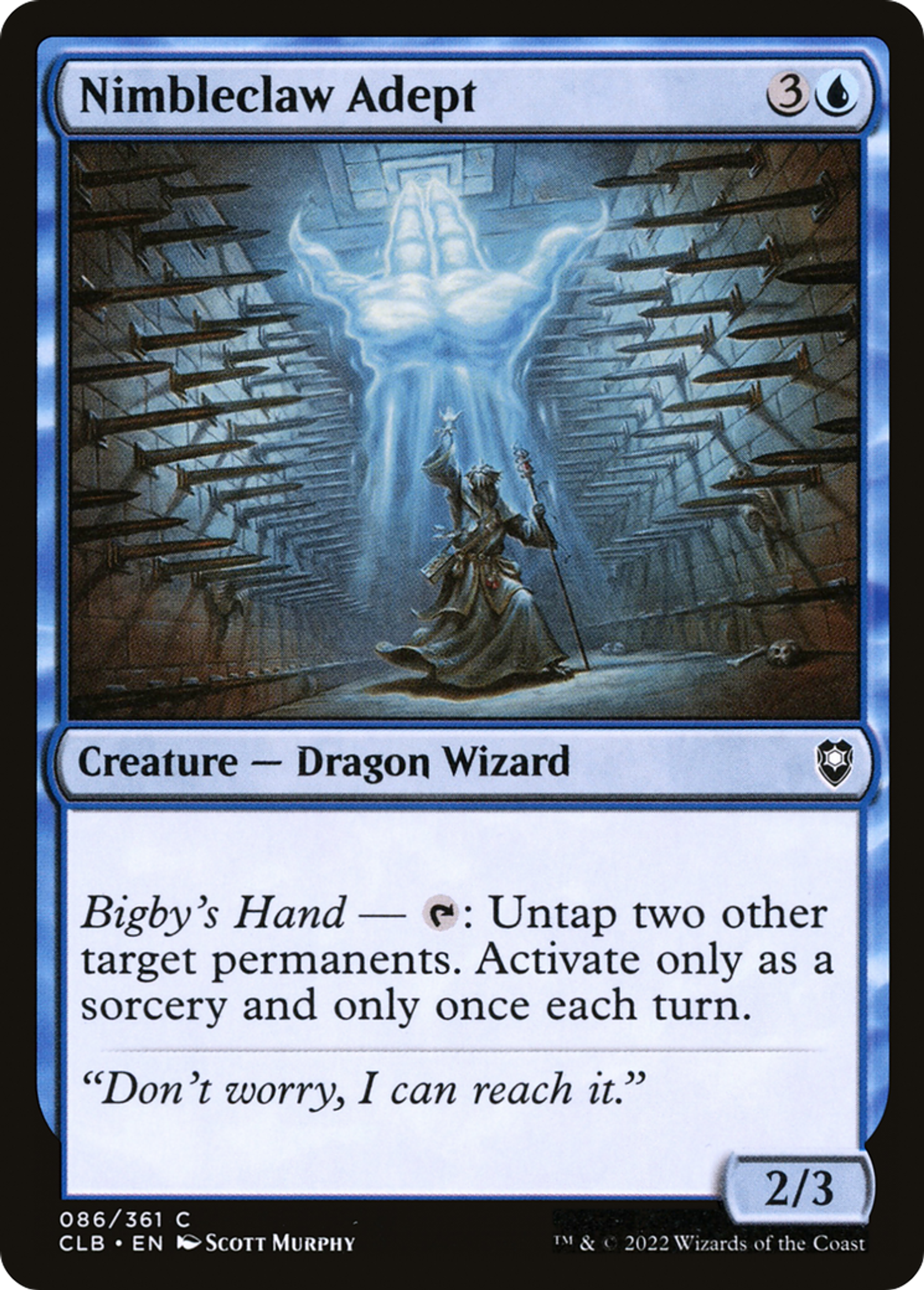 Nimbleclaw Adept — Commander Legends: Battle for Baldur's Gate — Magic: The Gathering