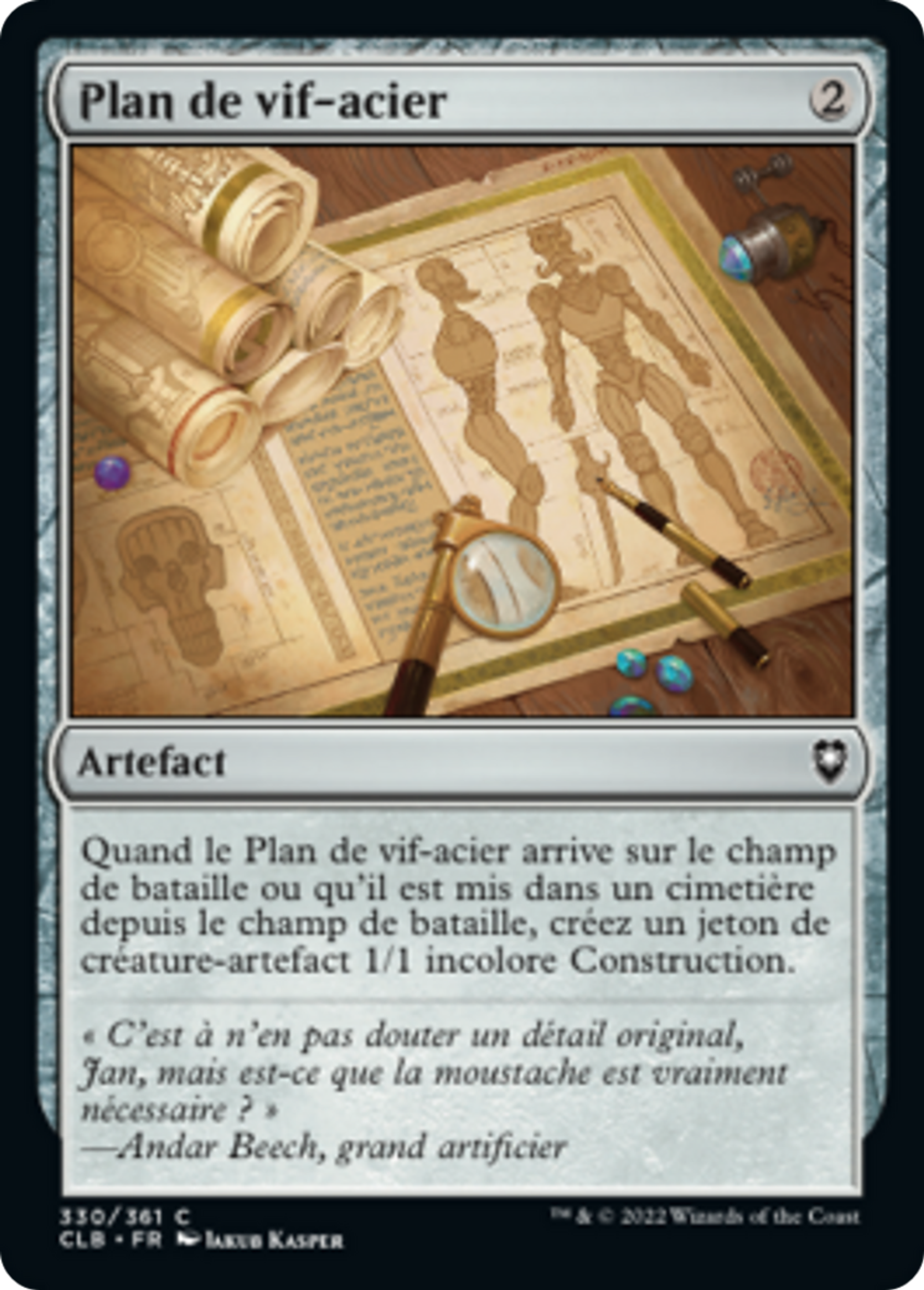 Plan de vif-acier — Commander Legends: Battle for Baldur's Gate — Magic: The Gathering