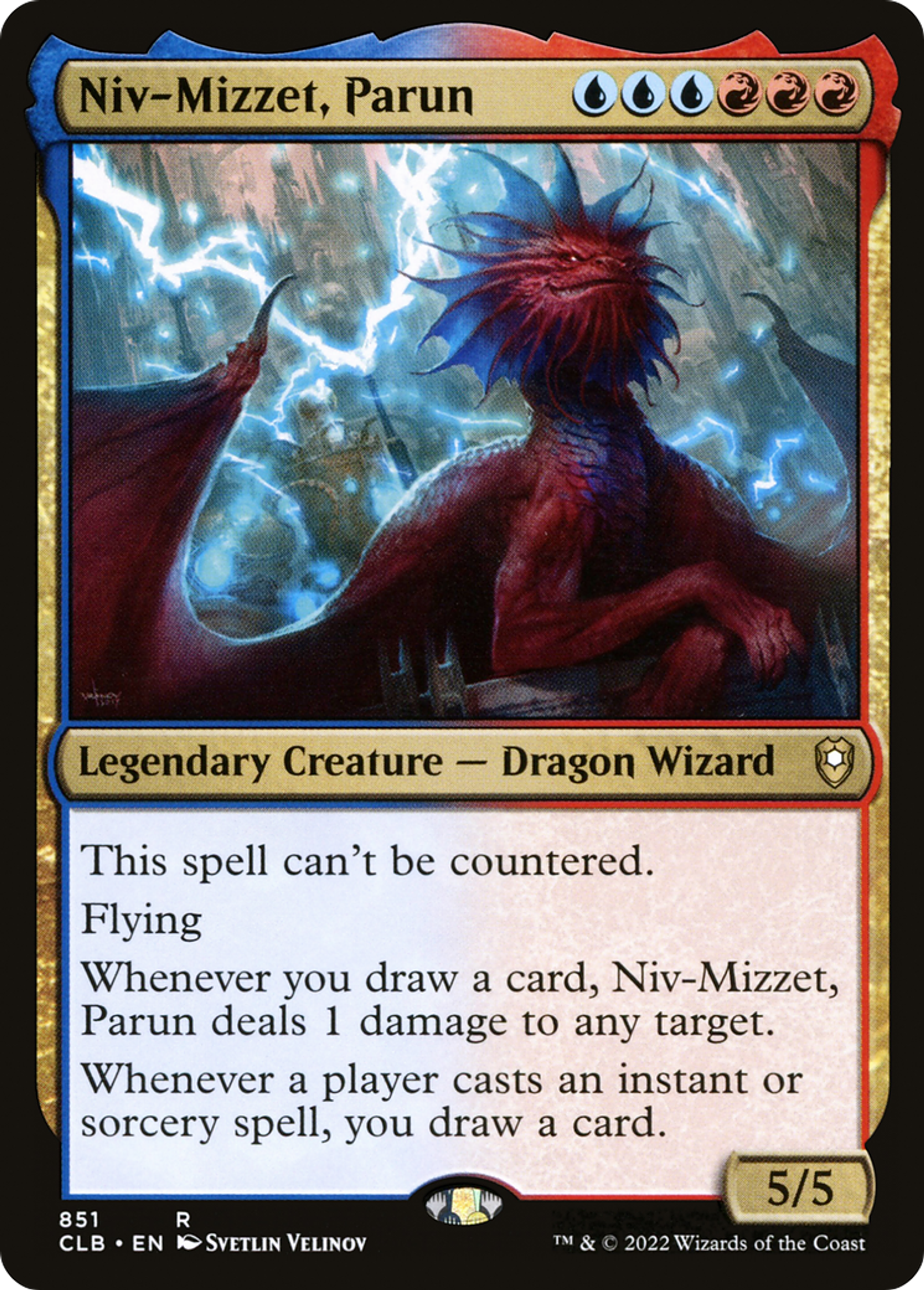Niv-Mizzet, Parun — Commander Legends: Battle for Baldur's Gate — Magic: The Gathering