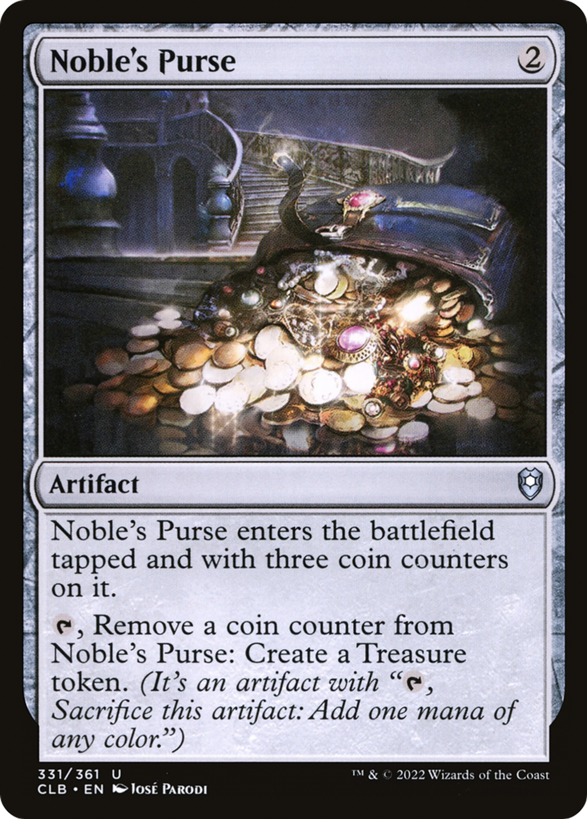 Noble's Purse — Commander Legends: Battle for Baldur's Gate — Magic: The Gathering