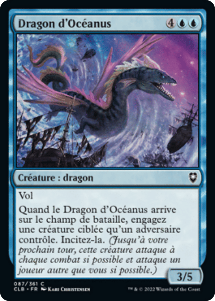 Dragon d'Océanus — Commander Legends: Battle for Baldur's Gate — Magic: The Gathering