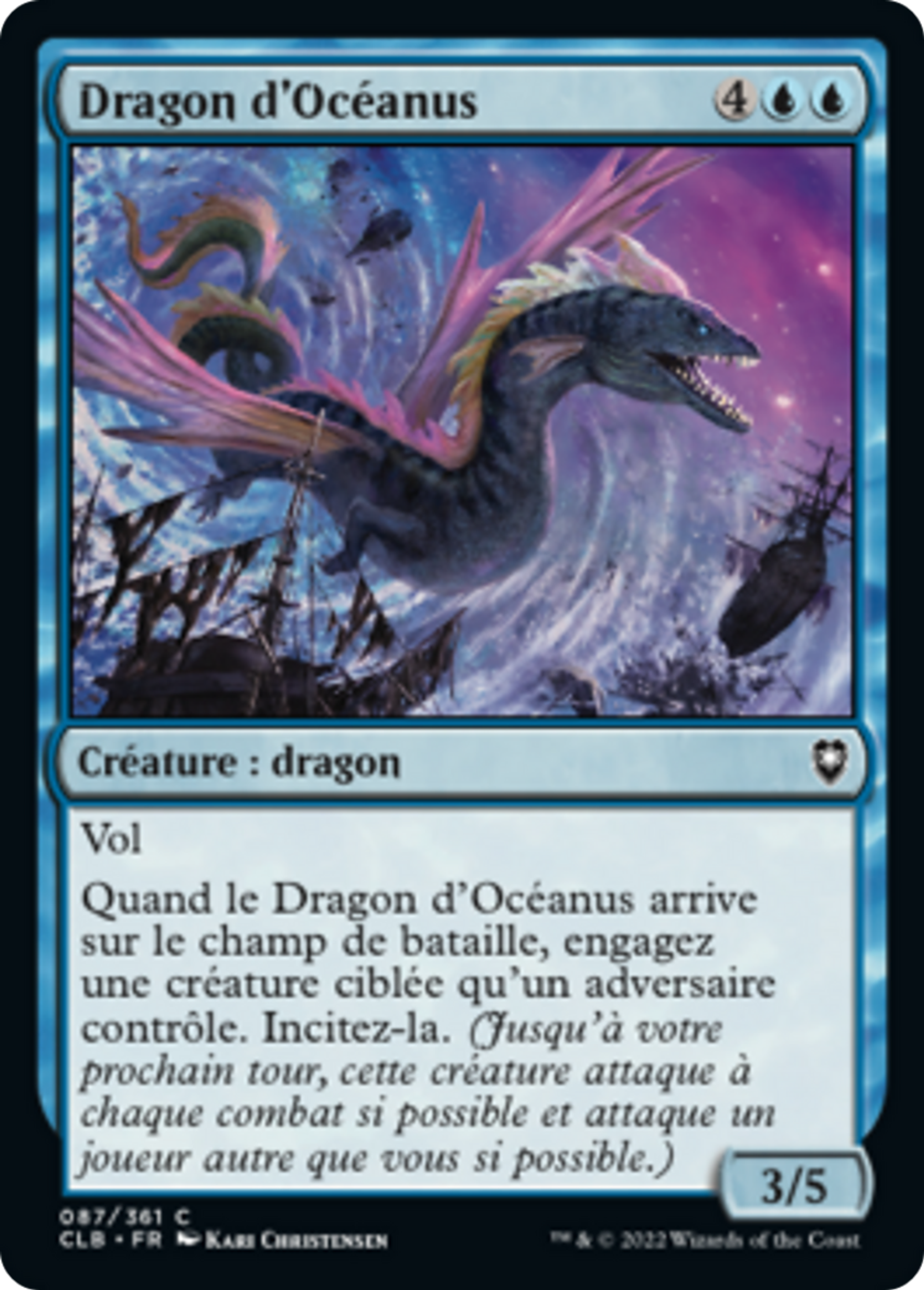 Dragon d'Océanus — Commander Legends: Battle for Baldur's Gate — Magic: The Gathering