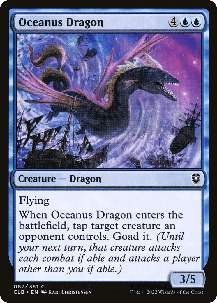 Dragon d'Océanus — Commander Legends: Battle for Baldur's Gate — Magic: The Gathering