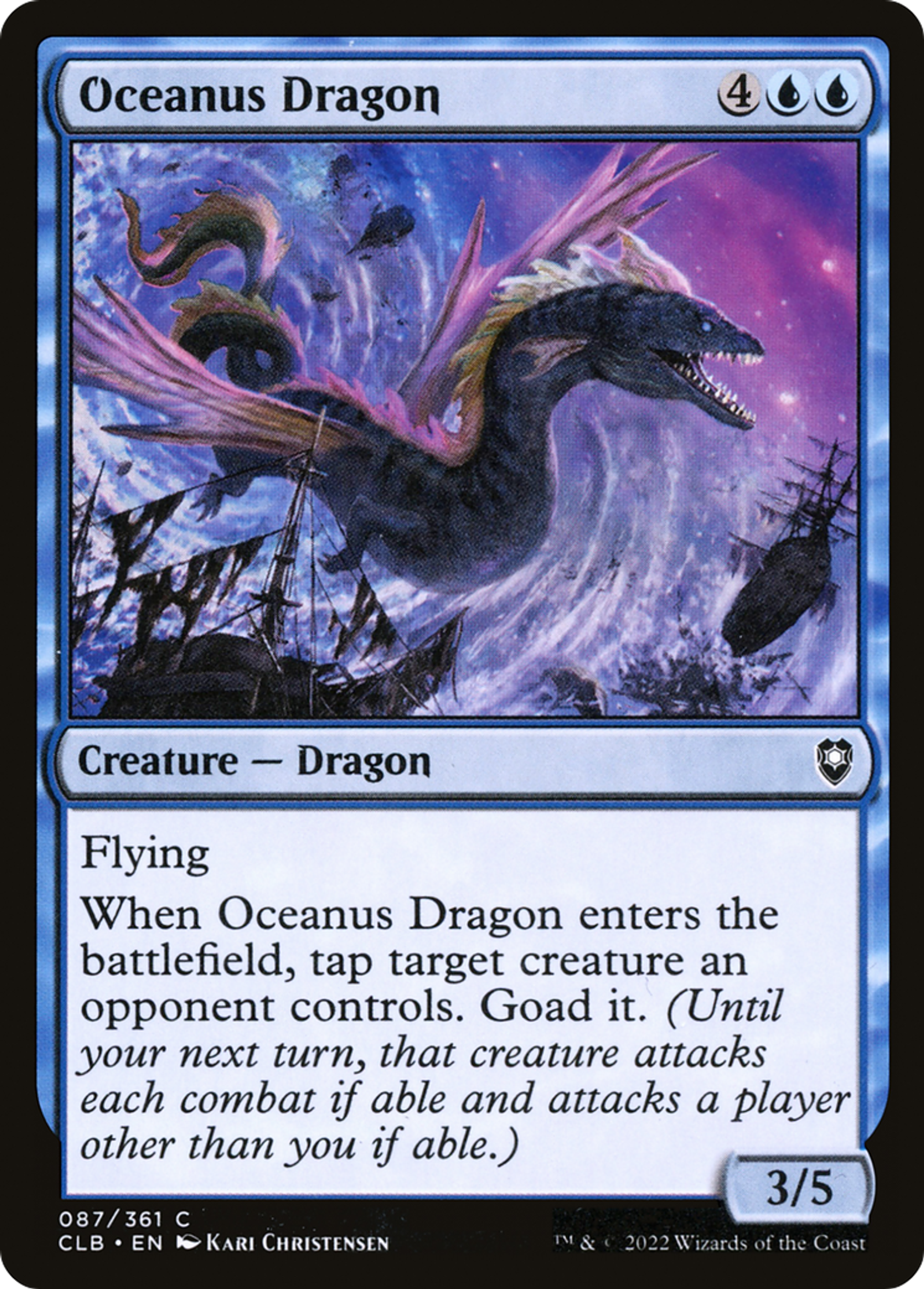 Oceanus Dragon — Commander Legends: Battle for Baldur's Gate — Magic: The Gathering
