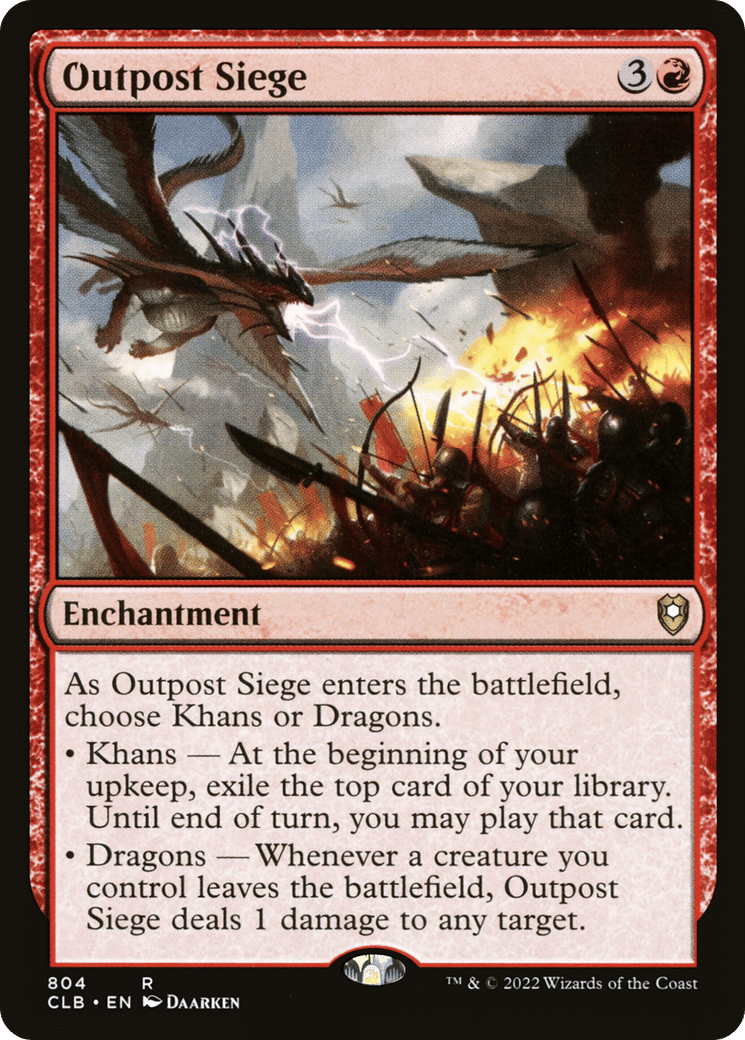 Outpost Siege — Commander Legends: Battle for Baldur's Gate — Magic: The Gathering