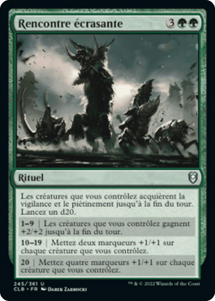 Rencontre écrasante — Commander Legends: Battle for Baldur's Gate — Magic: The Gathering