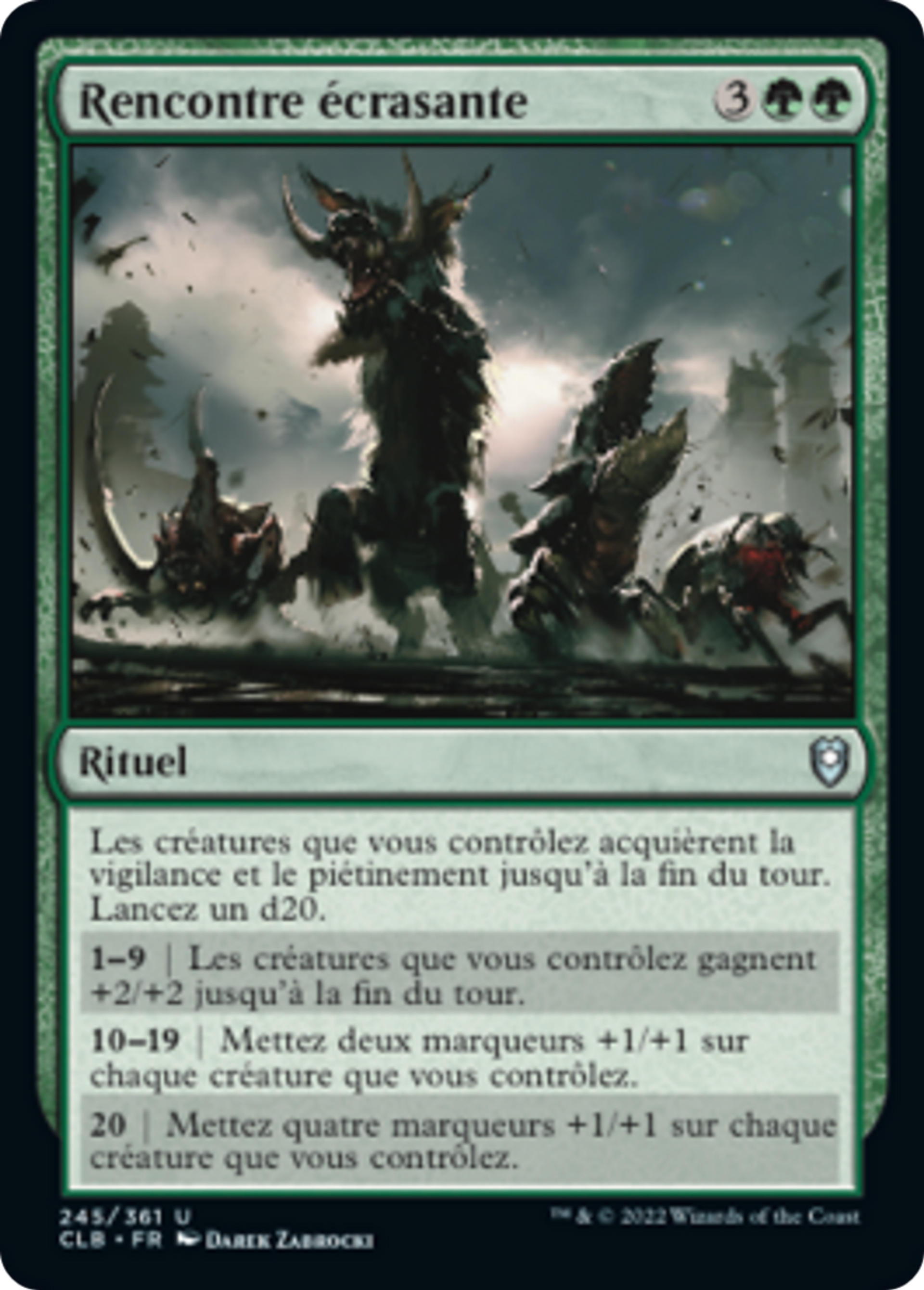 Rencontre écrasante — Commander Legends: Battle for Baldur's Gate — Magic: The Gathering