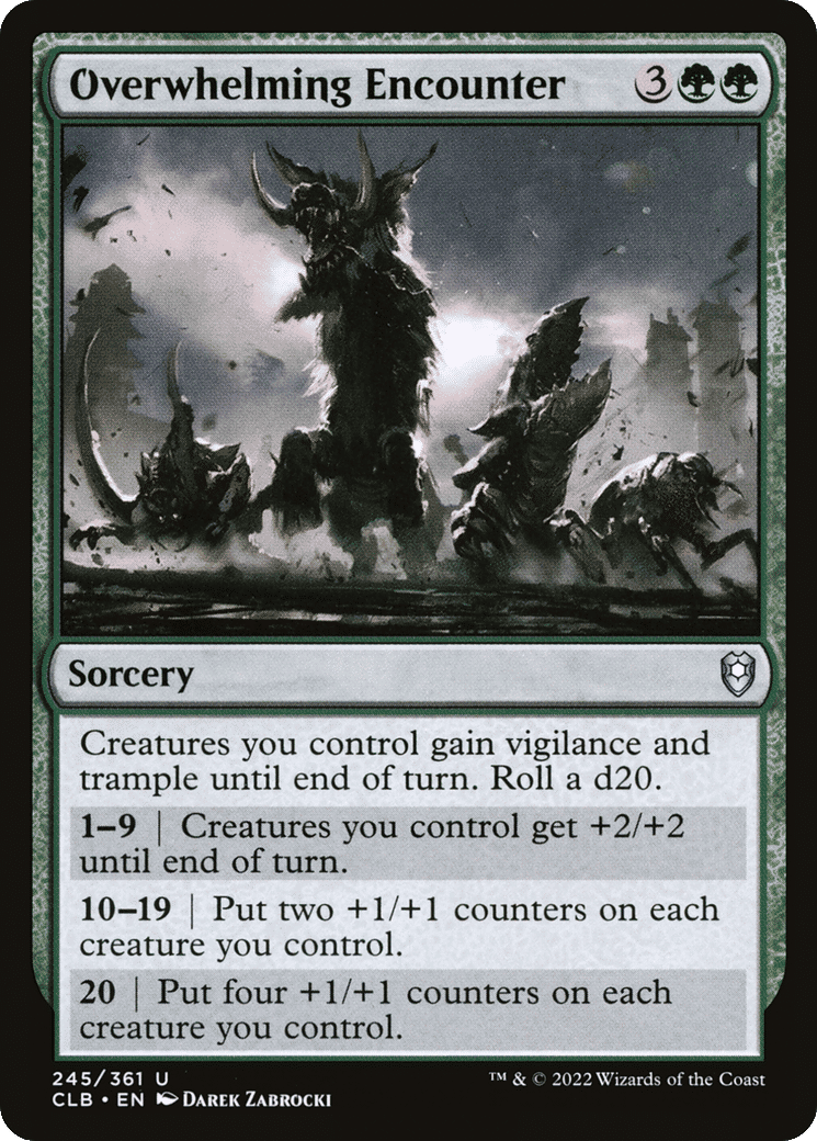 Overwhelming Encounter — Commander Legends: Battle for Baldur's Gate — Magic: The Gathering