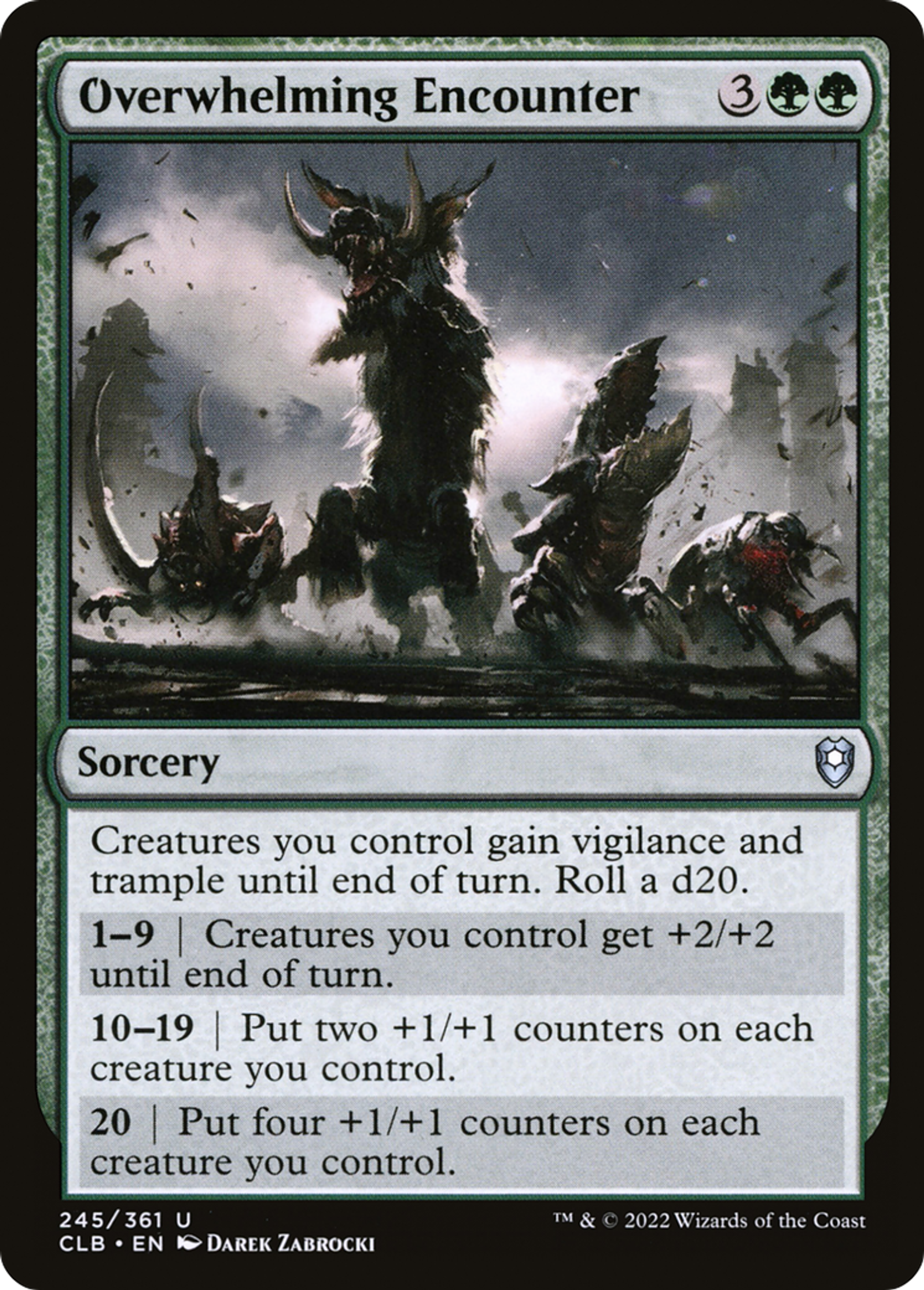Overwhelming Encounter — Commander Legends: Battle for Baldur's Gate — Magic: The Gathering