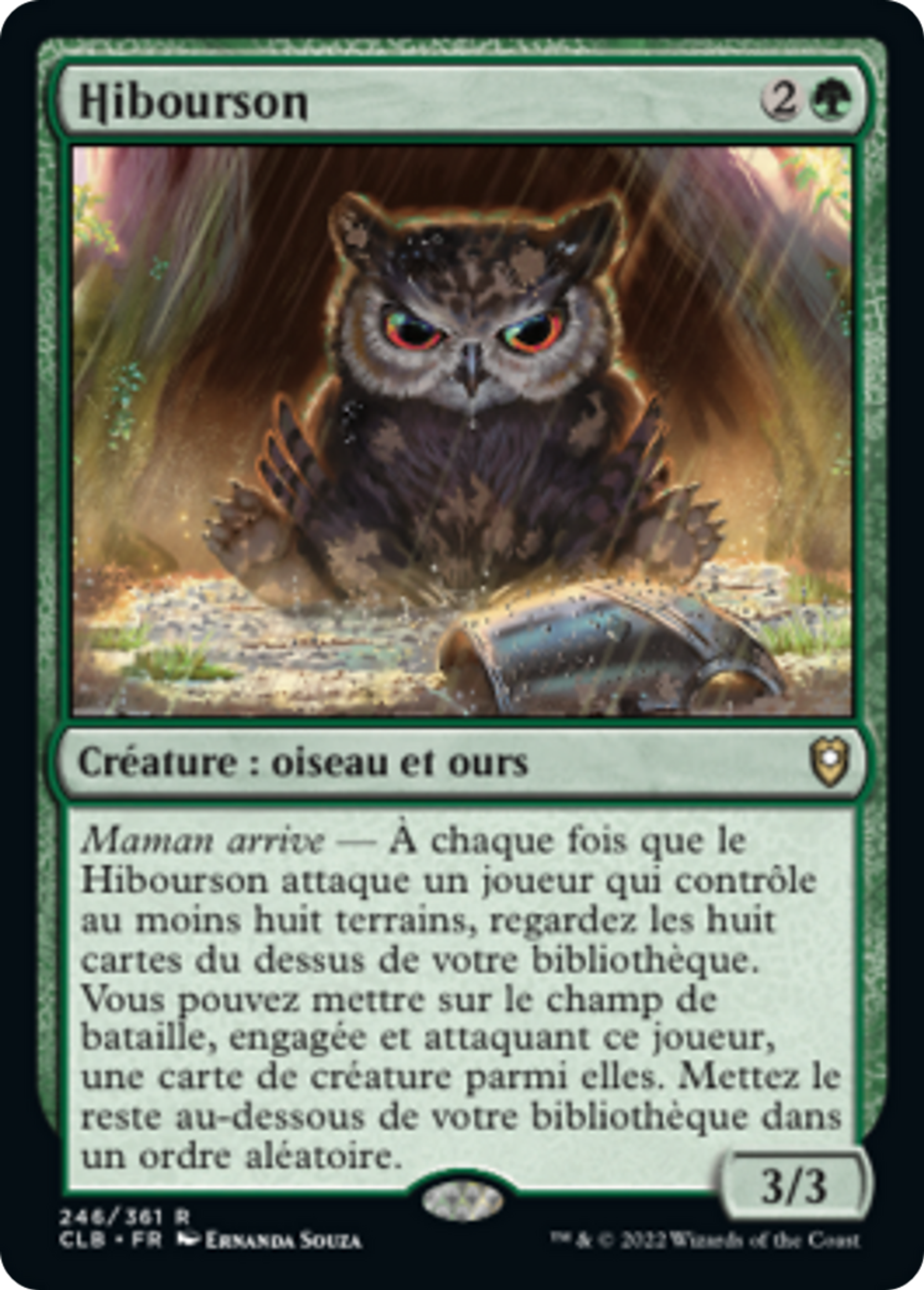 Owlbear Cub — Commander Legends: Battle for Baldur's Gate — Magic: The Gathering