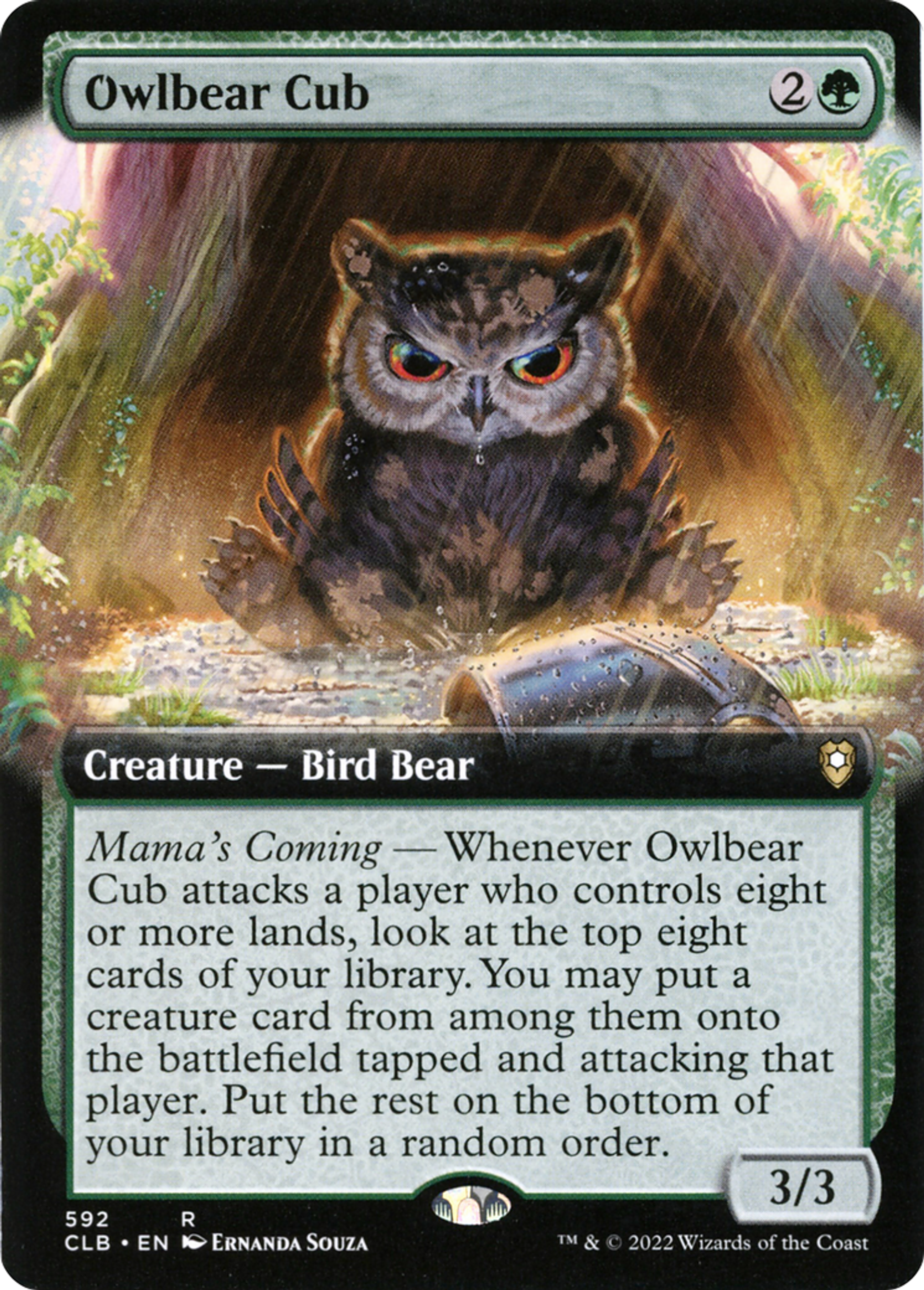 Owlbear Cub — Commander Legends: Battle for Baldur's Gate — Magic: The Gathering