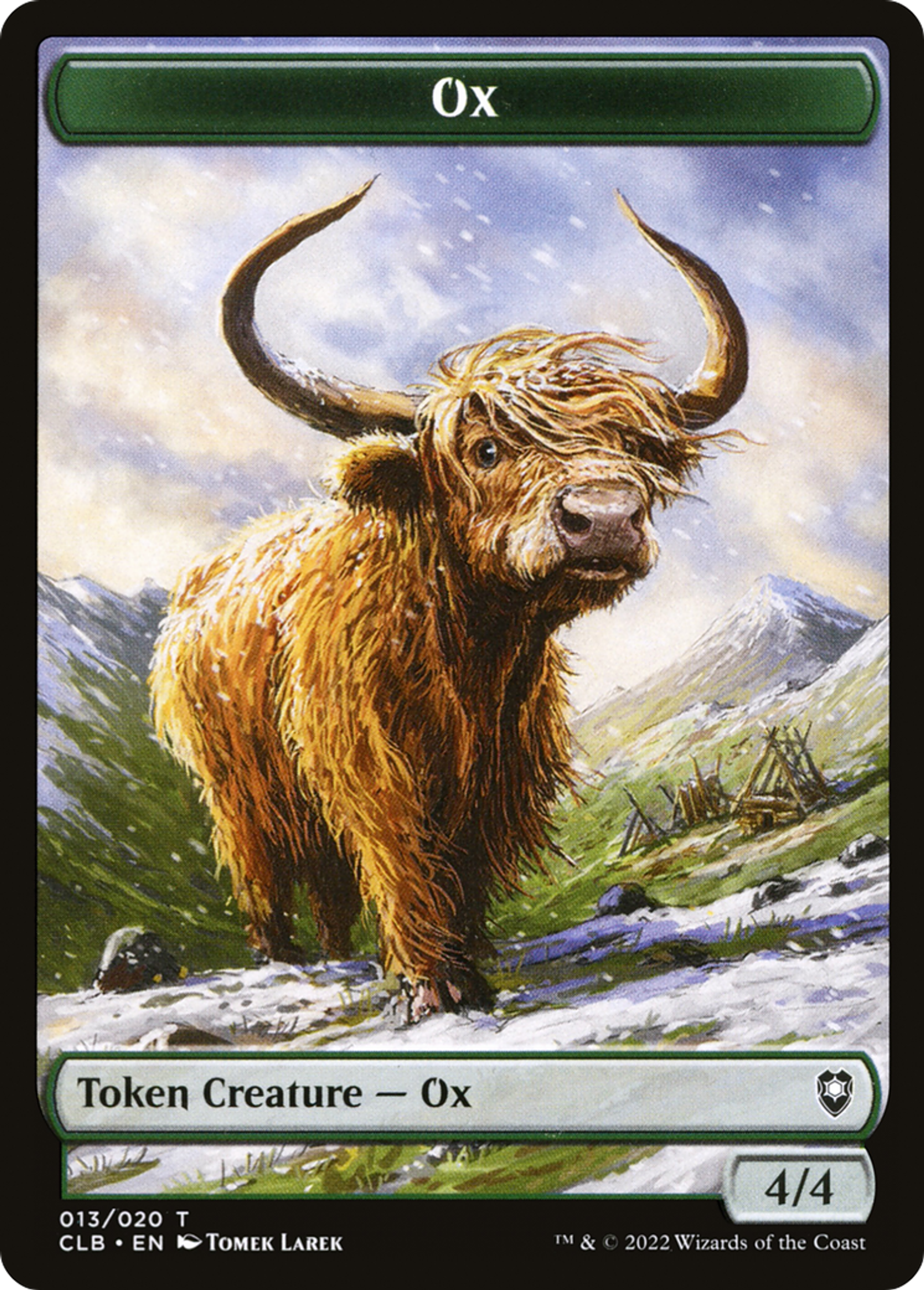 Ox — Commander Legends: Battle for Baldur's Gate — Magic: The Gathering