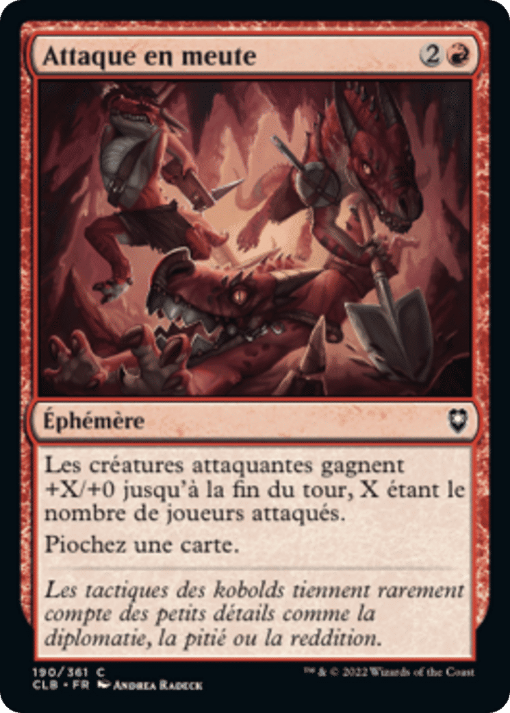 Attaque en meute — Commander Legends: Battle for Baldur's Gate — Magic: The Gathering