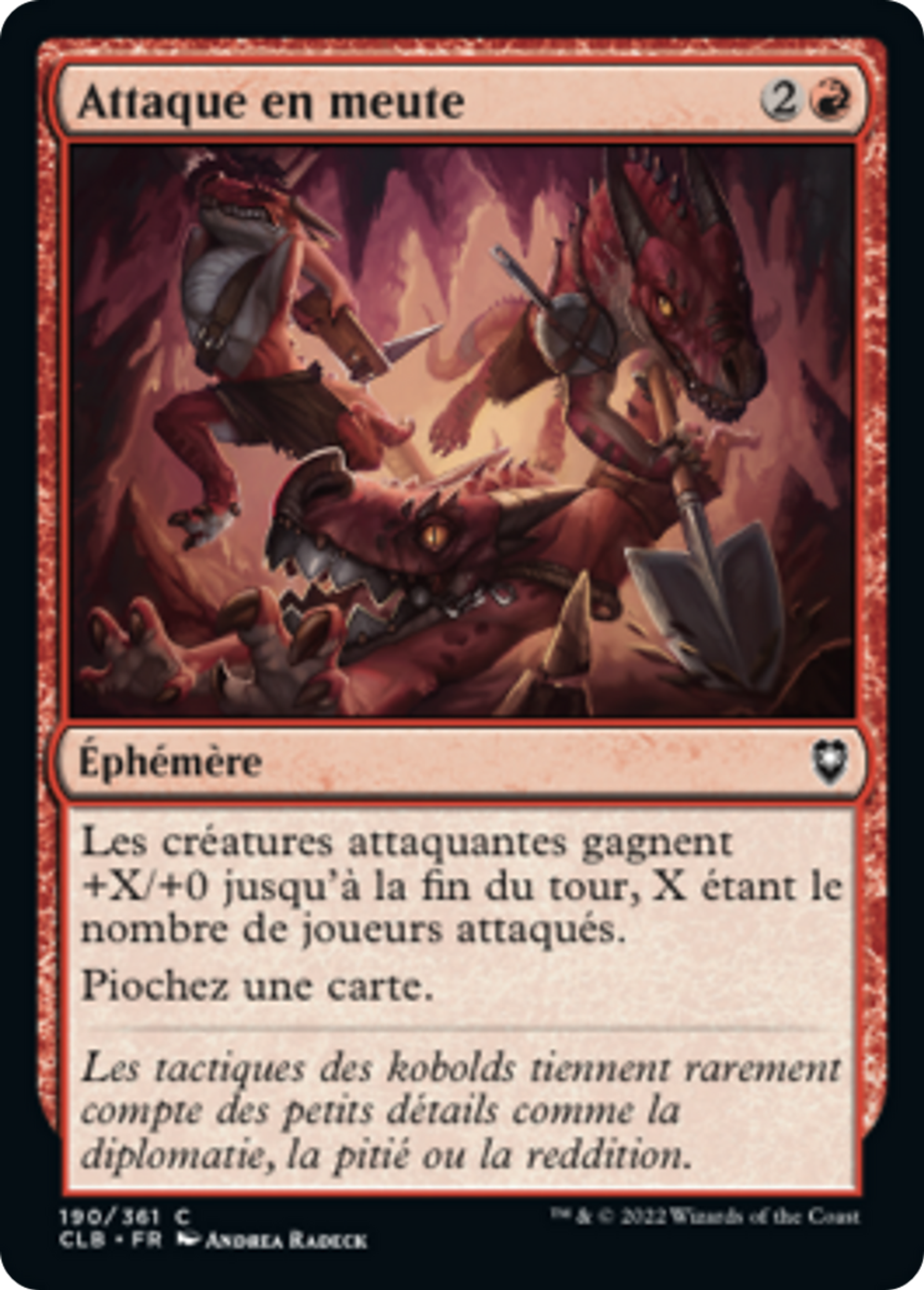 Attaque en meute — Commander Legends: Battle for Baldur's Gate — Magic: The Gathering