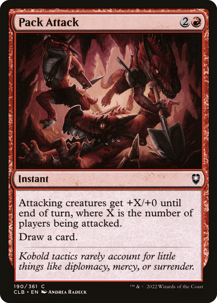 Pack Attack — Commander Legends: Battle for Baldur's Gate — Magic: The Gathering