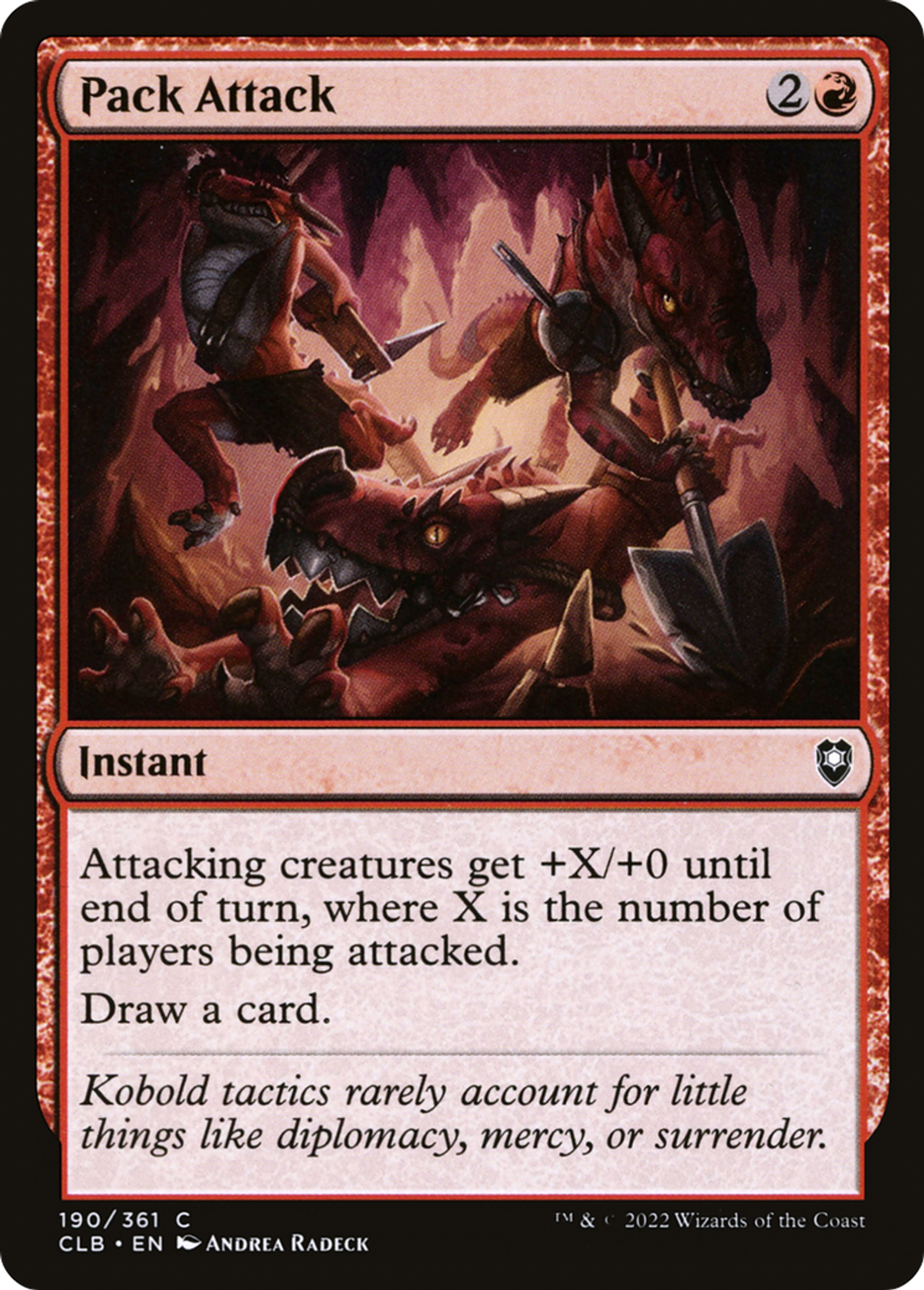 Attaque en meute — Commander Legends: Battle for Baldur's Gate — Magic: The Gathering