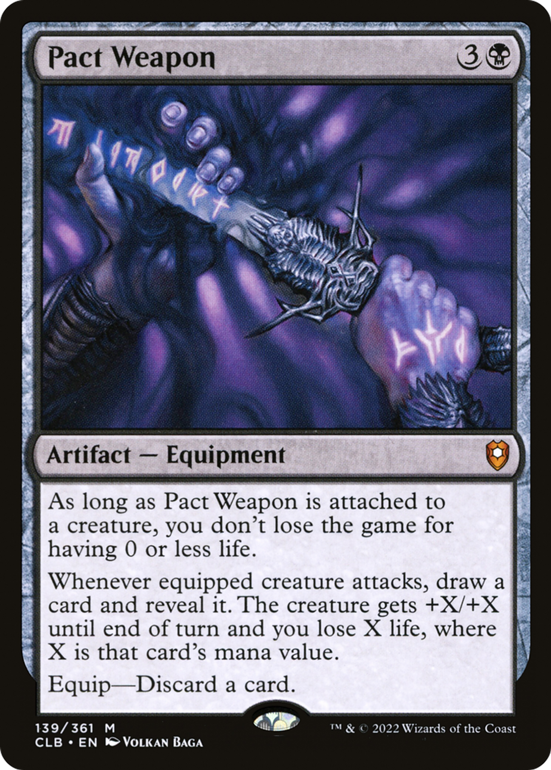 Pact Weapon — Commander Legends: Battle for Baldur's Gate — Magic: The Gathering