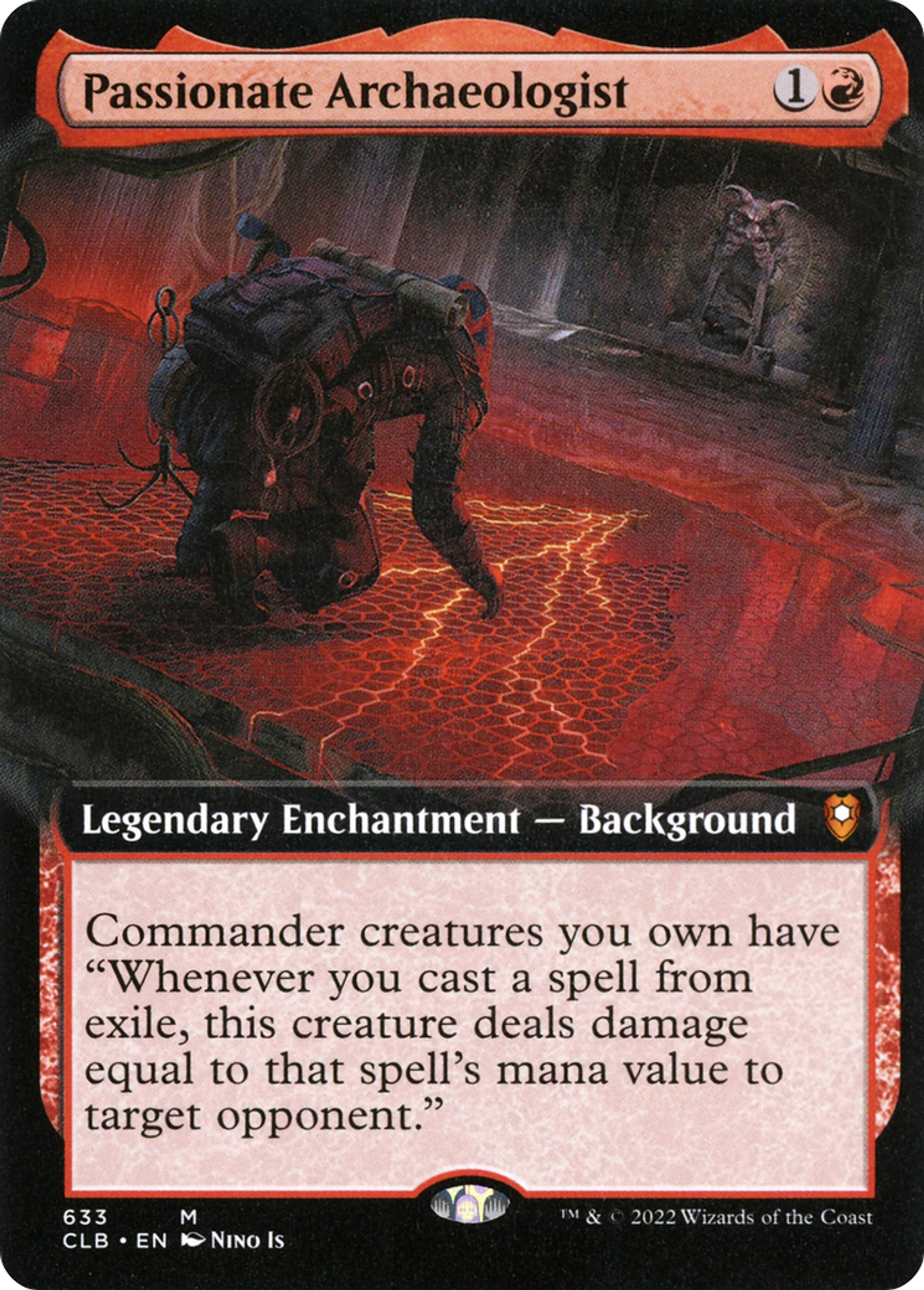 Passionate Archaeologist — Commander Legends: Battle for Baldur's Gate — Magic: The Gathering
