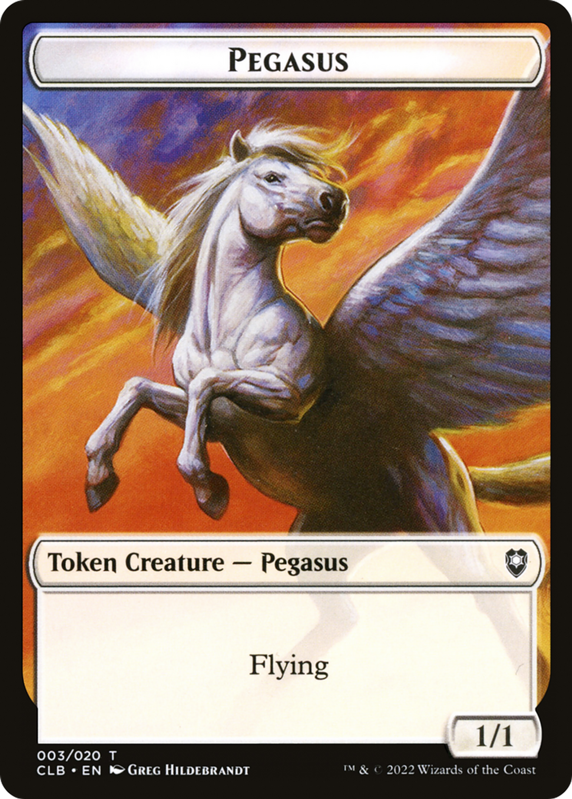 Pegasus — Commander Legends: Battle for Baldur's Gate — Magic: The Gathering