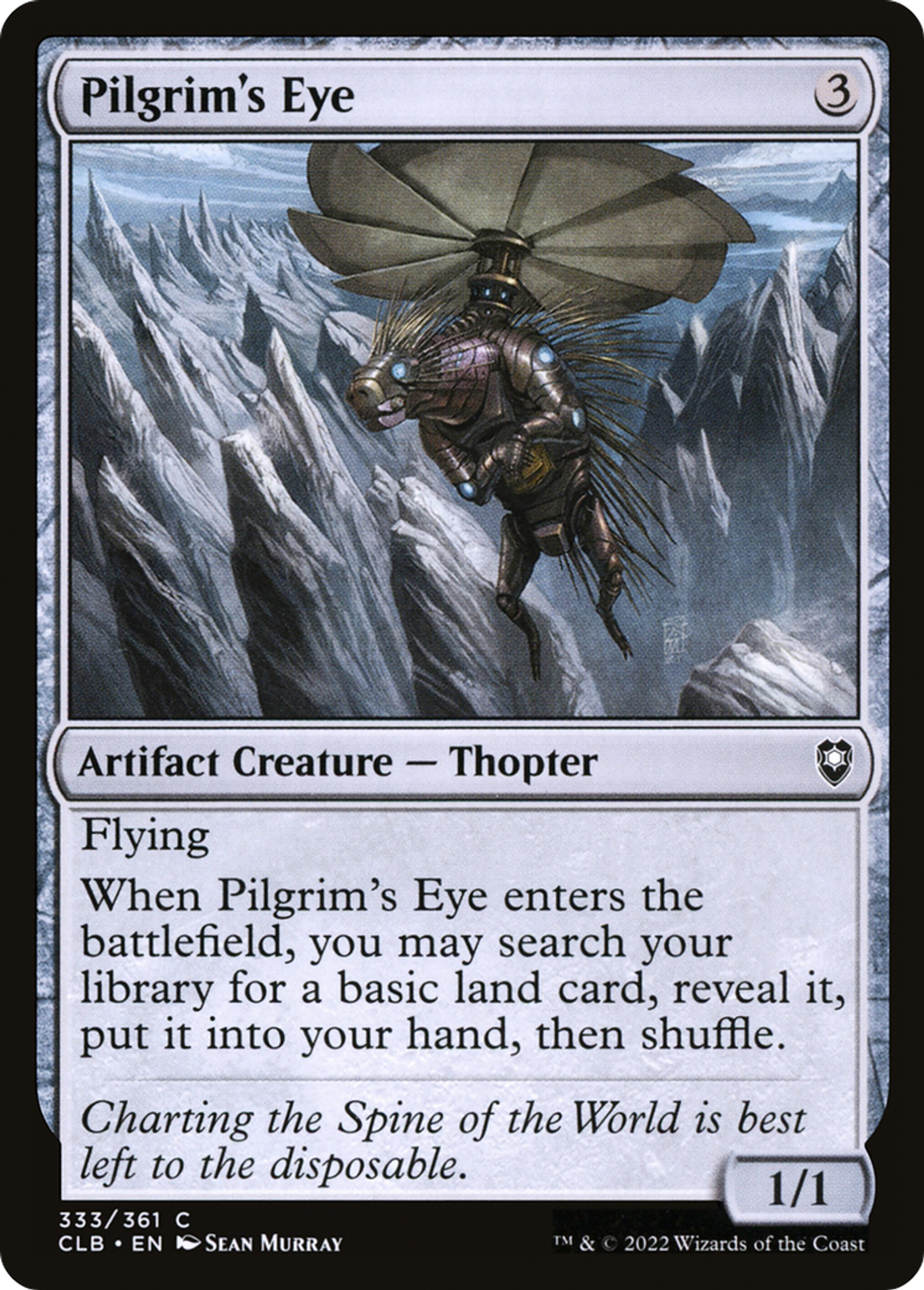 Œil du pèlerin — Commander Legends: Battle for Baldur's Gate — Magic: The Gathering