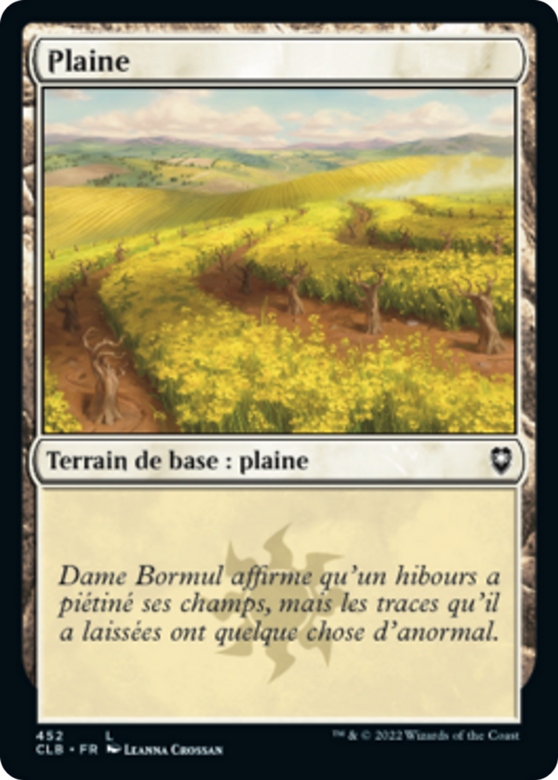 Plaine — Commander Legends: Battle for Baldur's Gate — Magic: The Gathering
