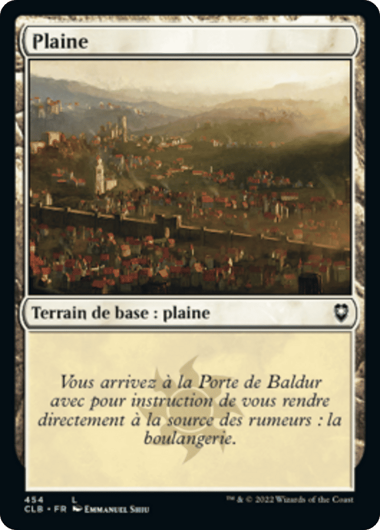 Plaine — Commander Legends: Battle for Baldur's Gate — Magic: The Gathering