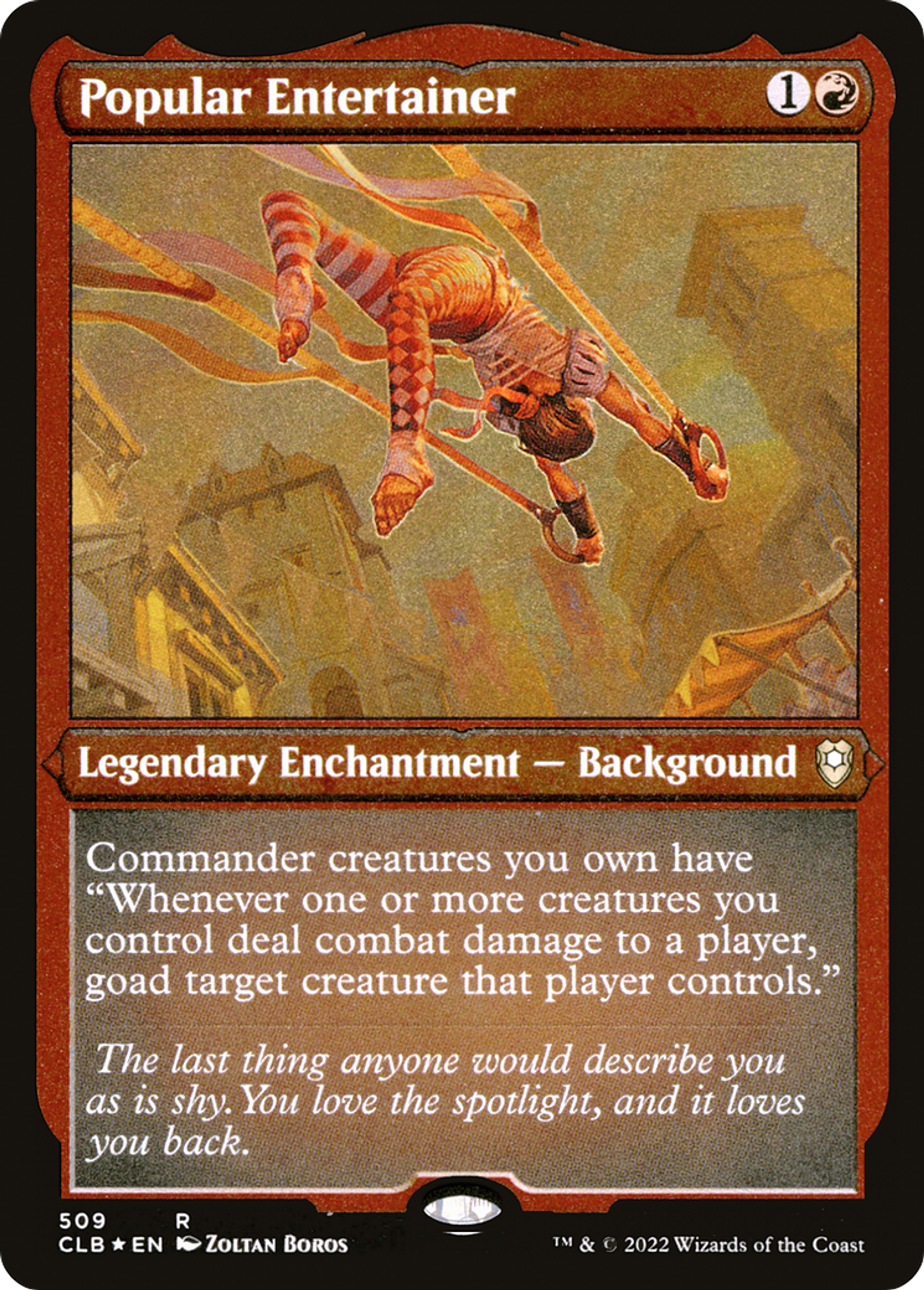 Popular Entertainer — Commander Legends: Battle for Baldur's Gate — Magic: The Gathering