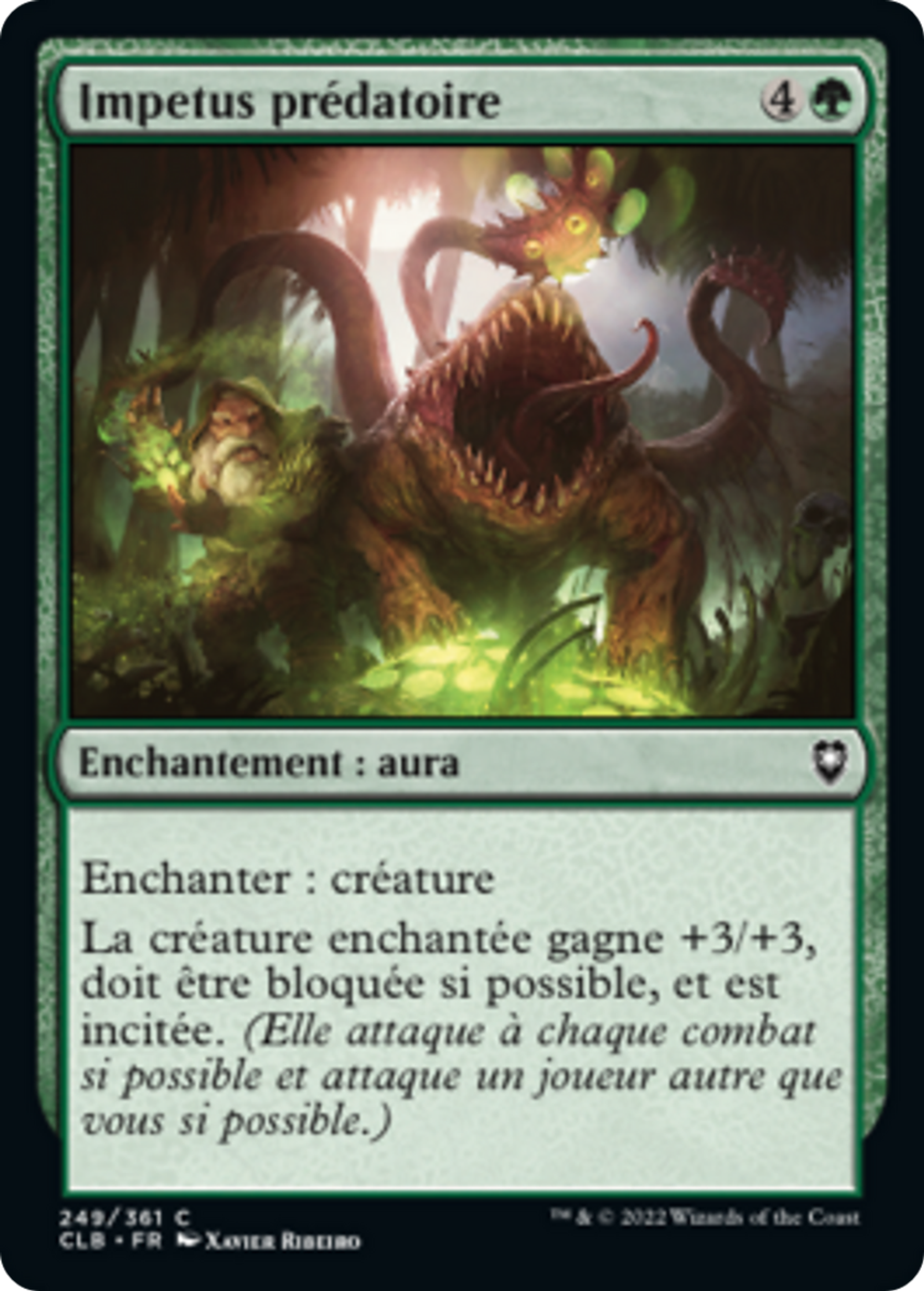 Impetus prédatoire — Commander Legends: Battle for Baldur's Gate — Magic: The Gathering