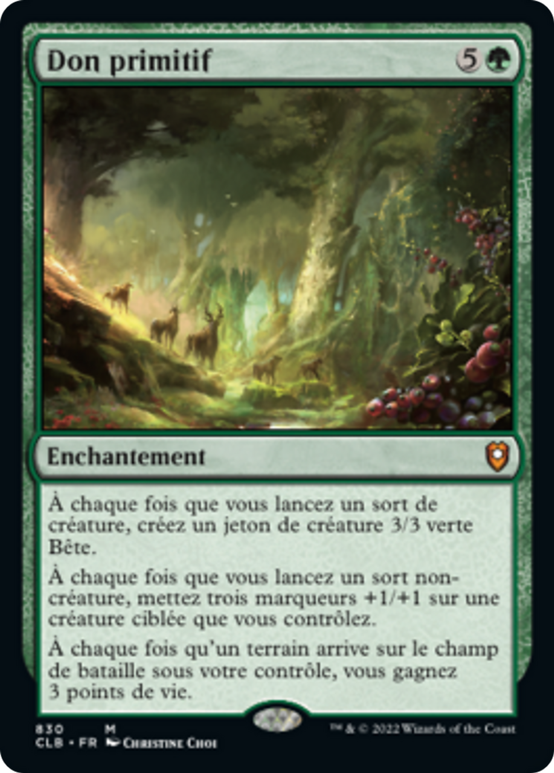 Don primitif — Commander Legends: Battle for Baldur's Gate — Magic: The Gathering