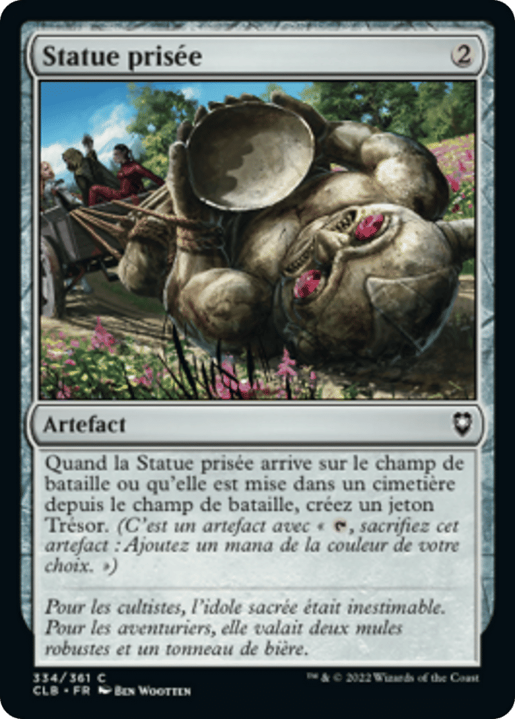 Statue prisée — Commander Legends: Battle for Baldur's Gate — Magic: The Gathering